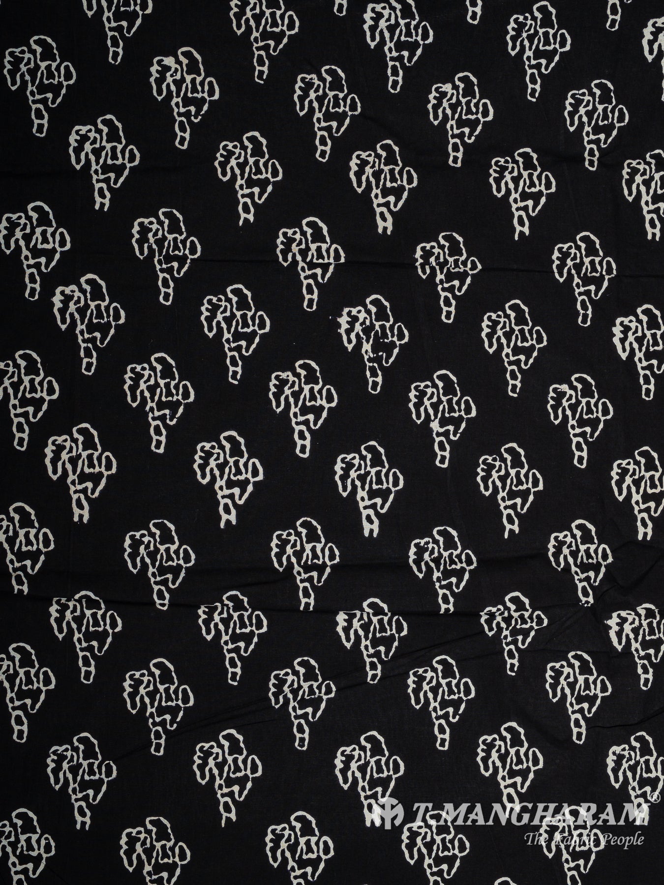 Black Cotton Fabric - EB9123