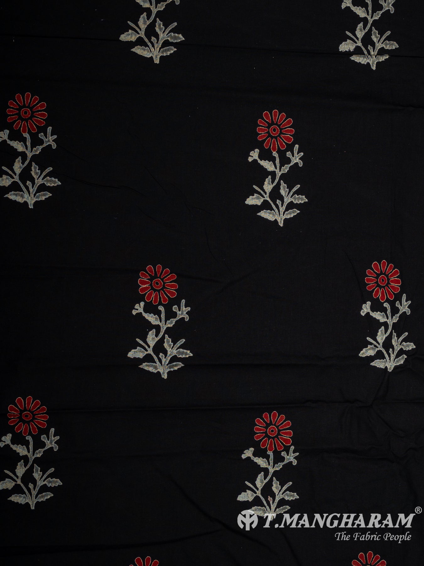 Black Cotton Fabric - EB9135