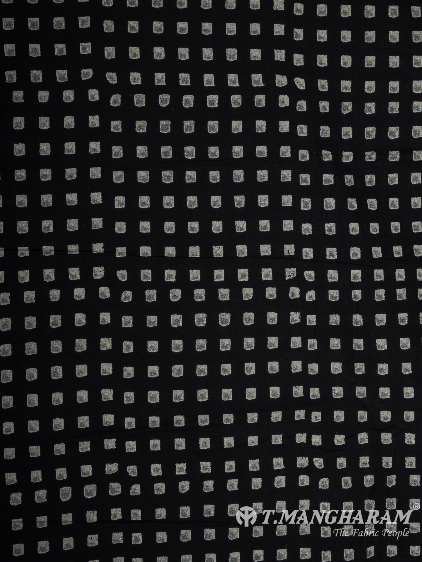 Black Cotton Fabric - EB9136