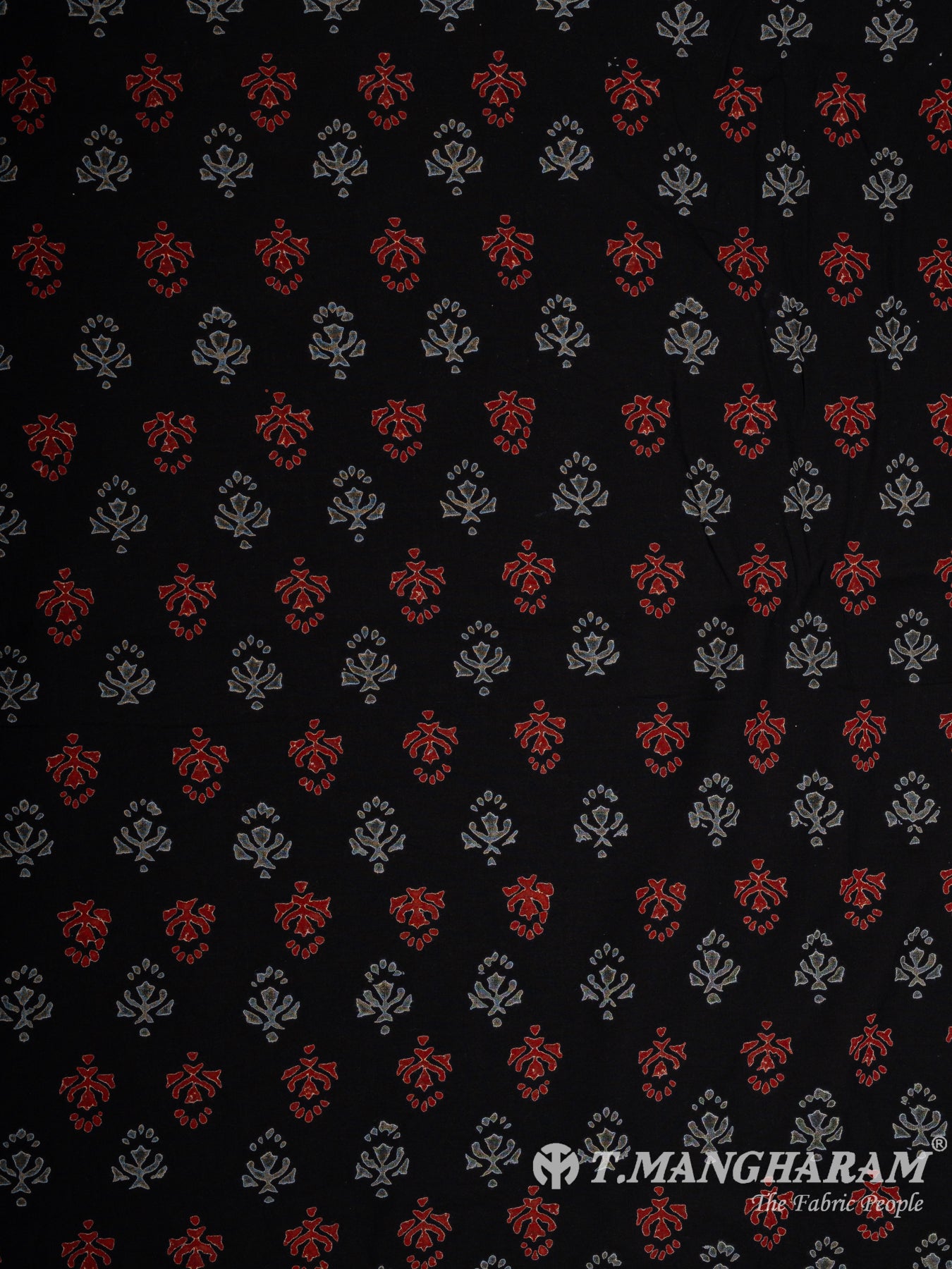 Black Cotton Fabric - EB9143