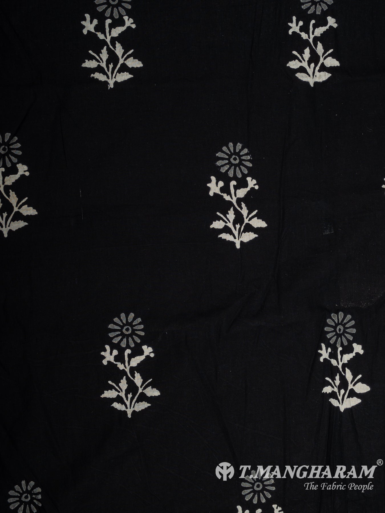 Black Cotton Fabric - EB9146