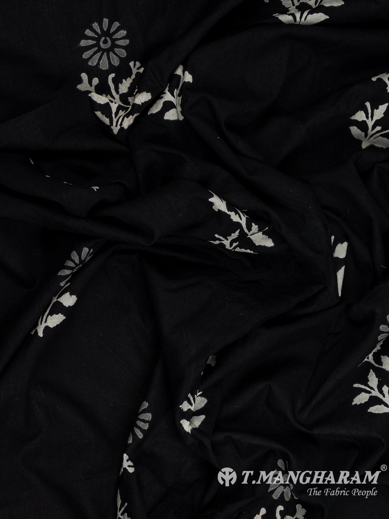 Black Cotton Fabric - EB9146