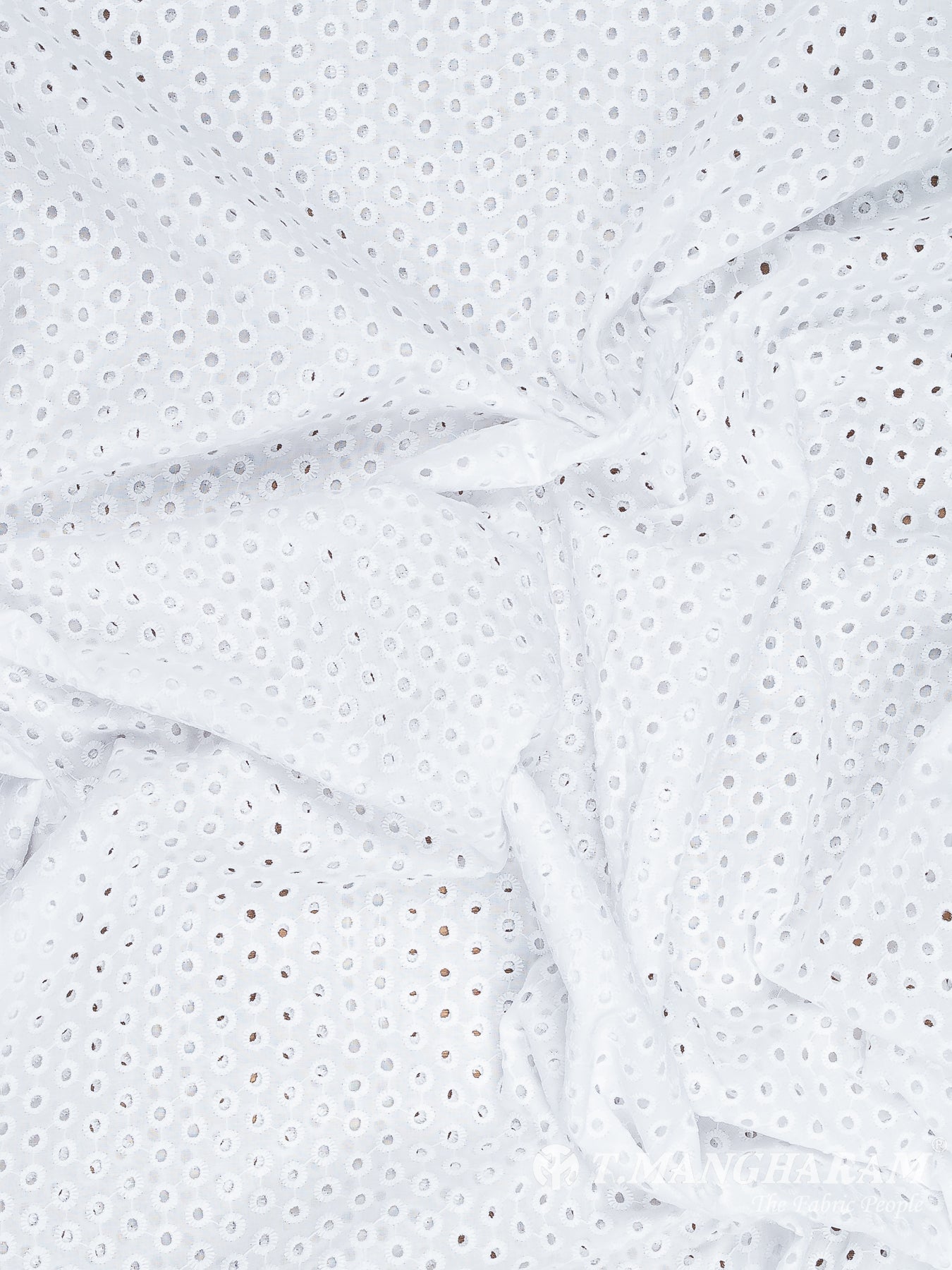 White Hakoba Cotton Fabric - EB9053