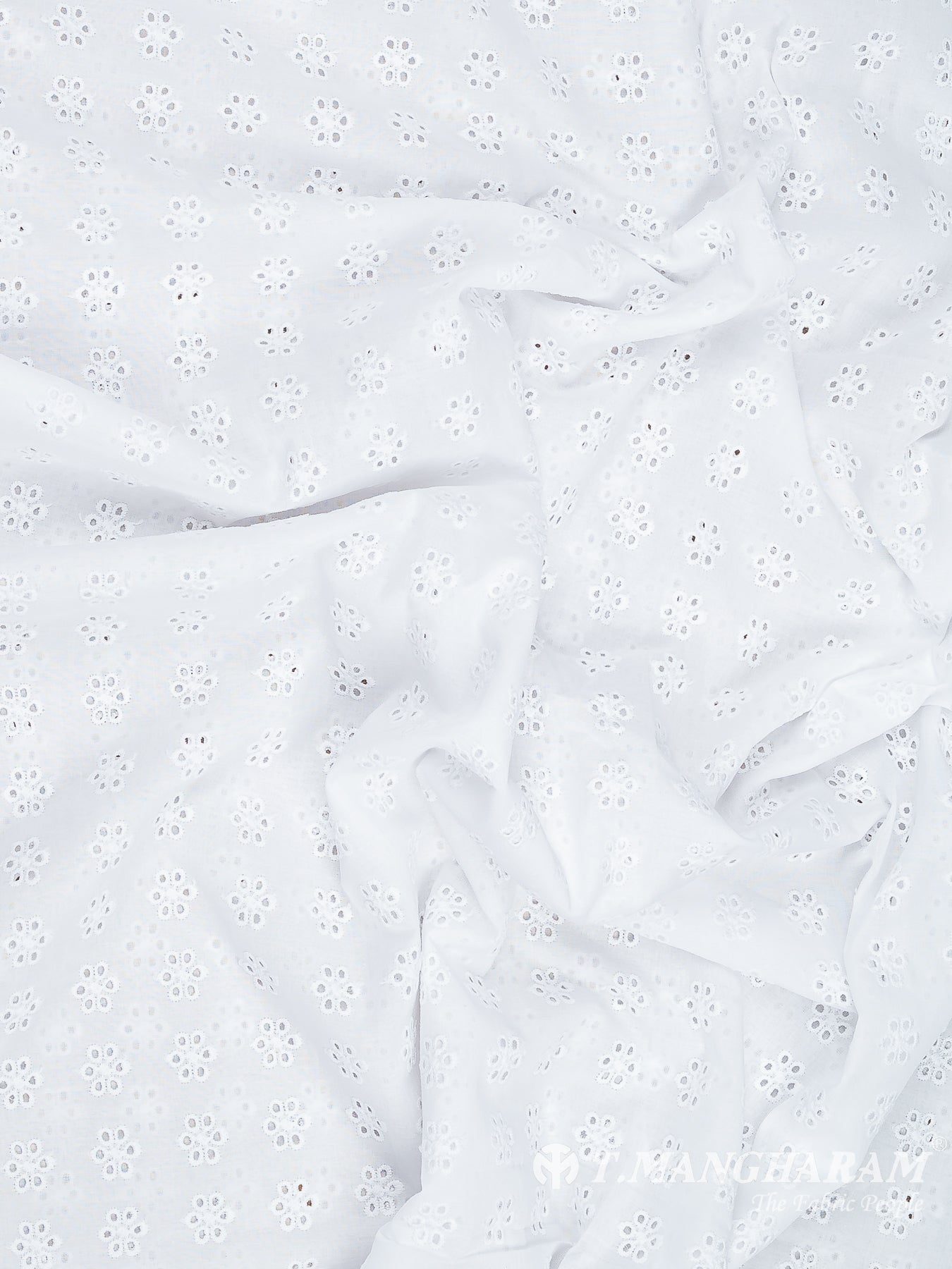 White Hakoba Cotton Fabric - EB9054