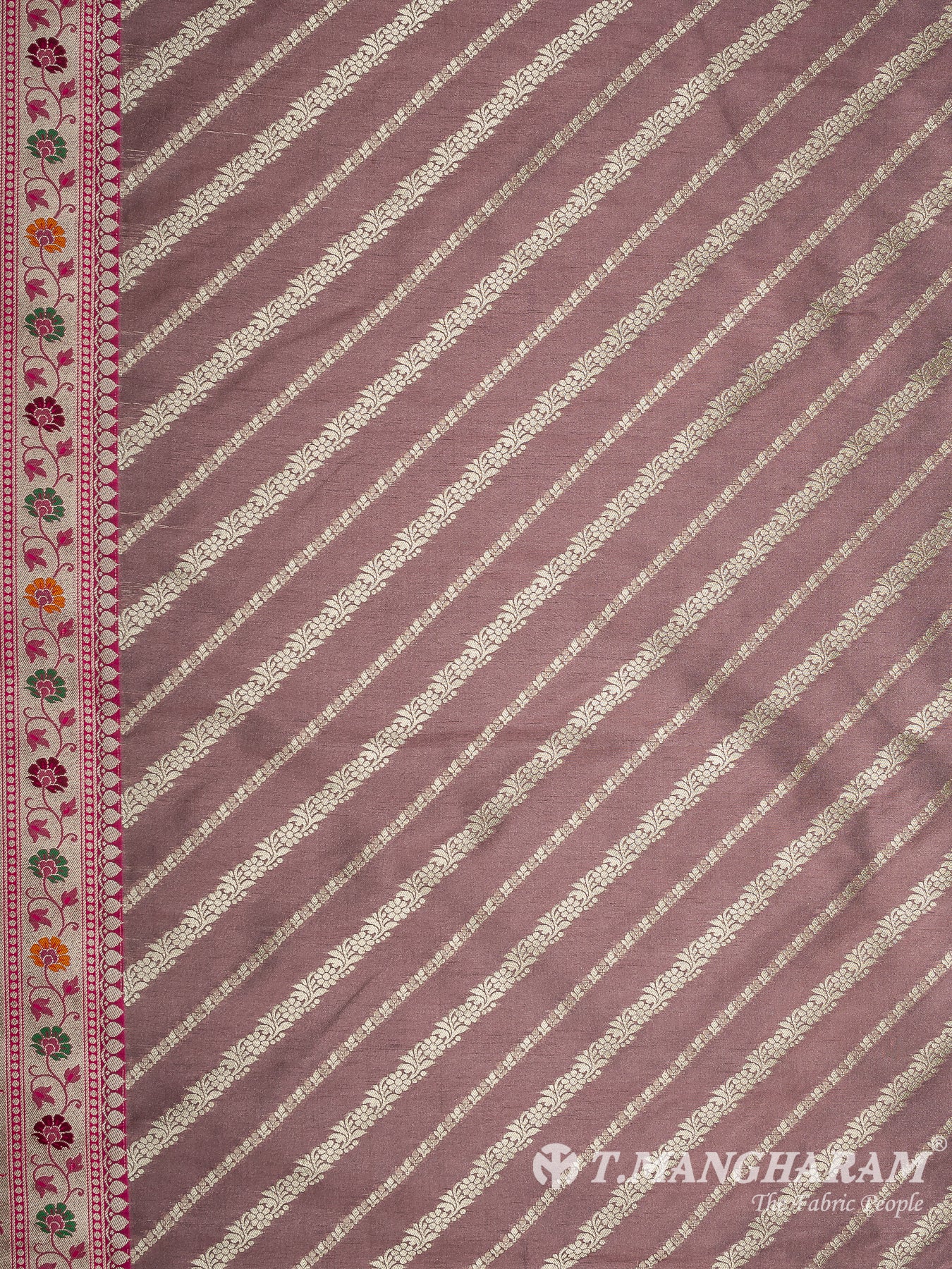 Violet Banaras Fabric - EC11940