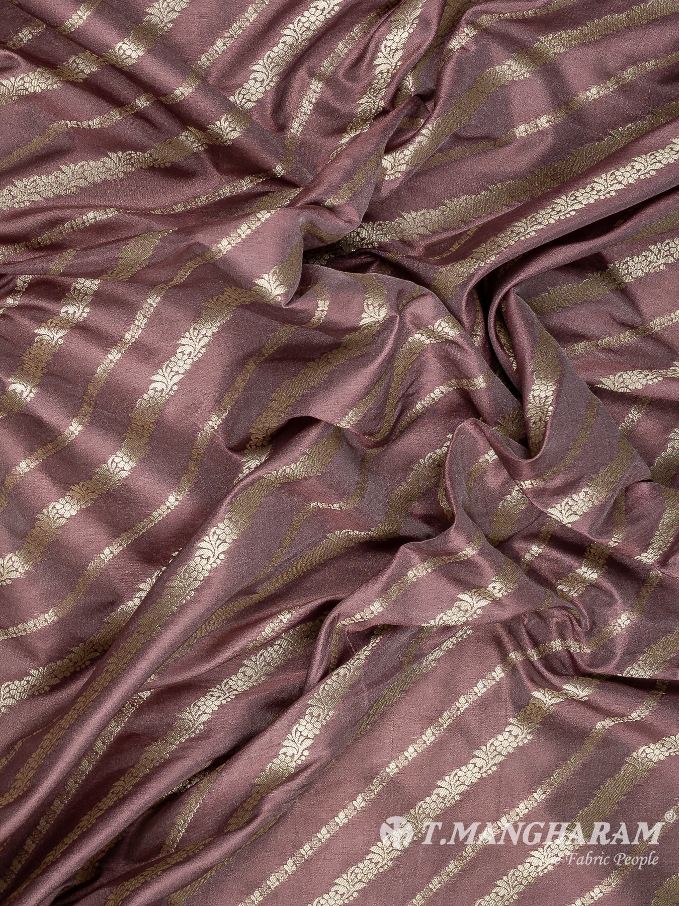 Violet Banaras Fabric - EC11940