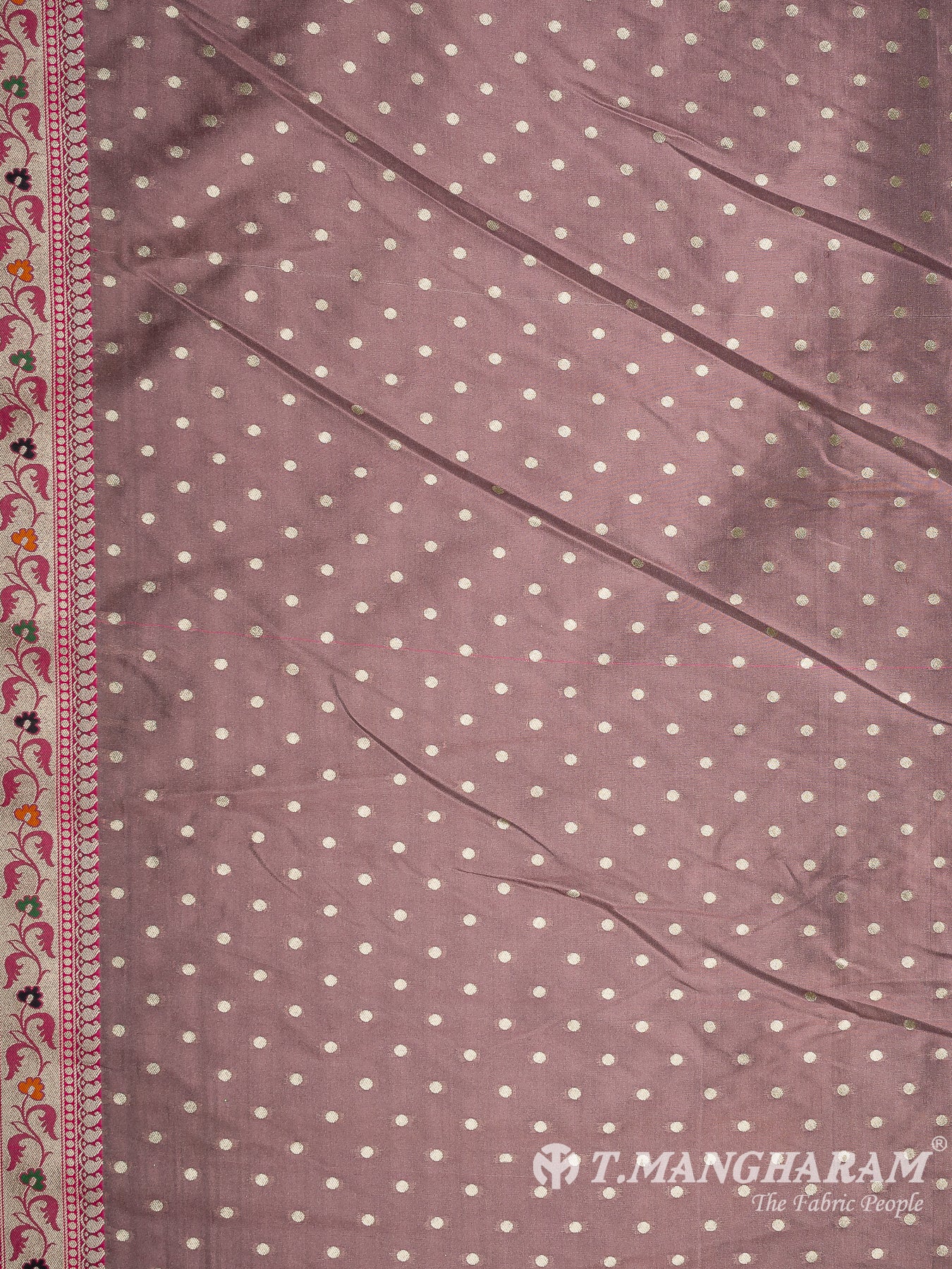 Violet Banaras Fabric - EC11946