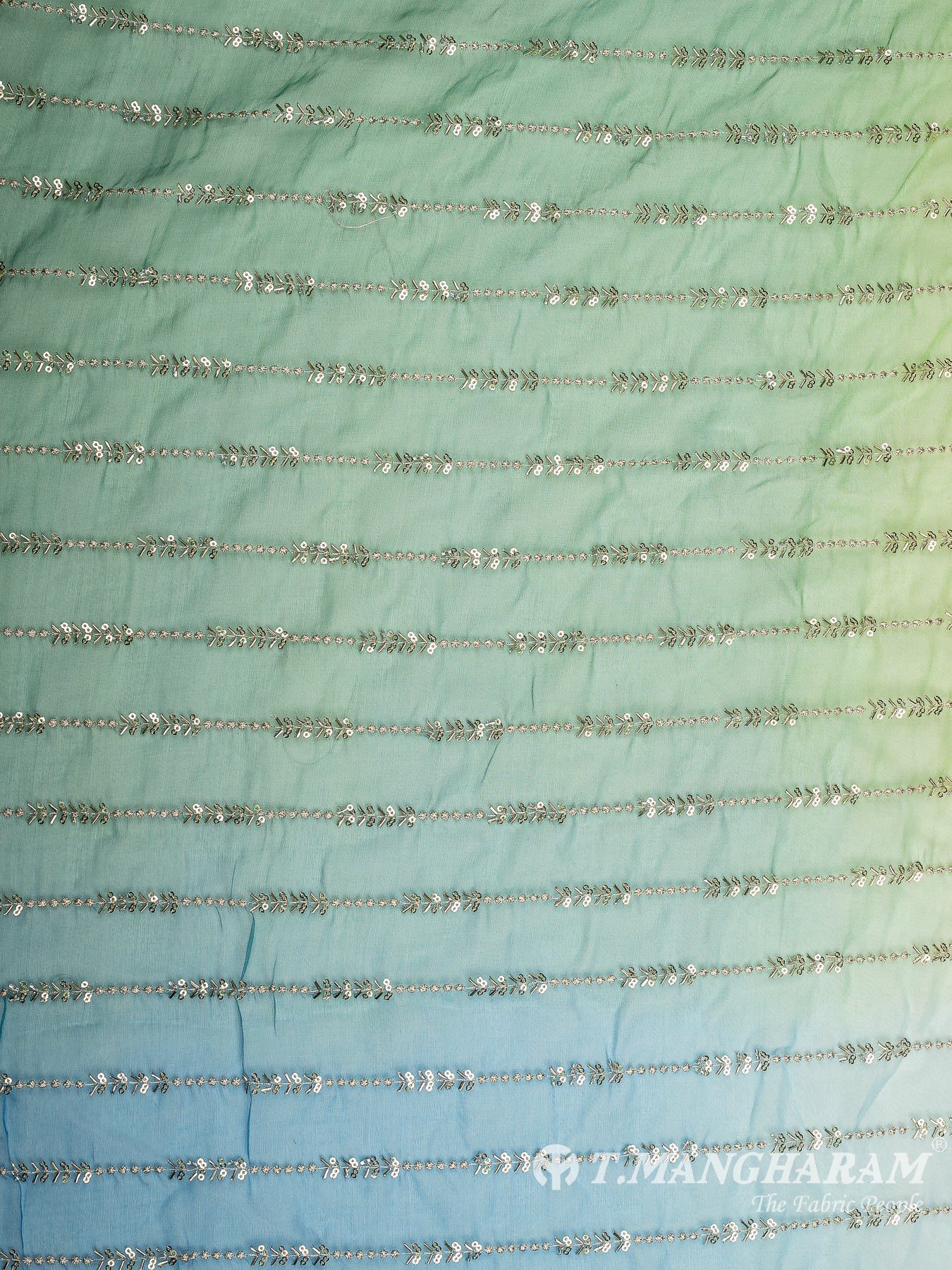 Multicolor Organza Fabric - EA3693