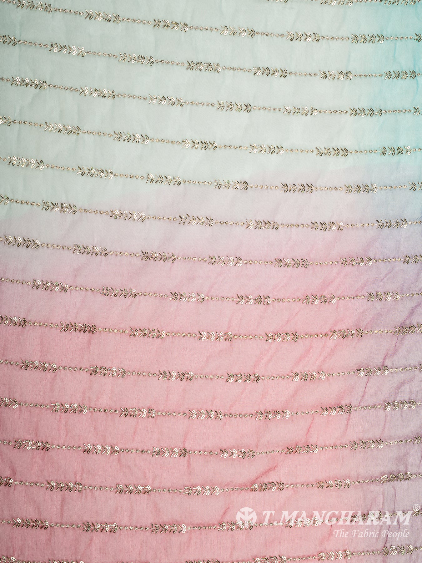 Multicolor Organza Fabric - EA3700