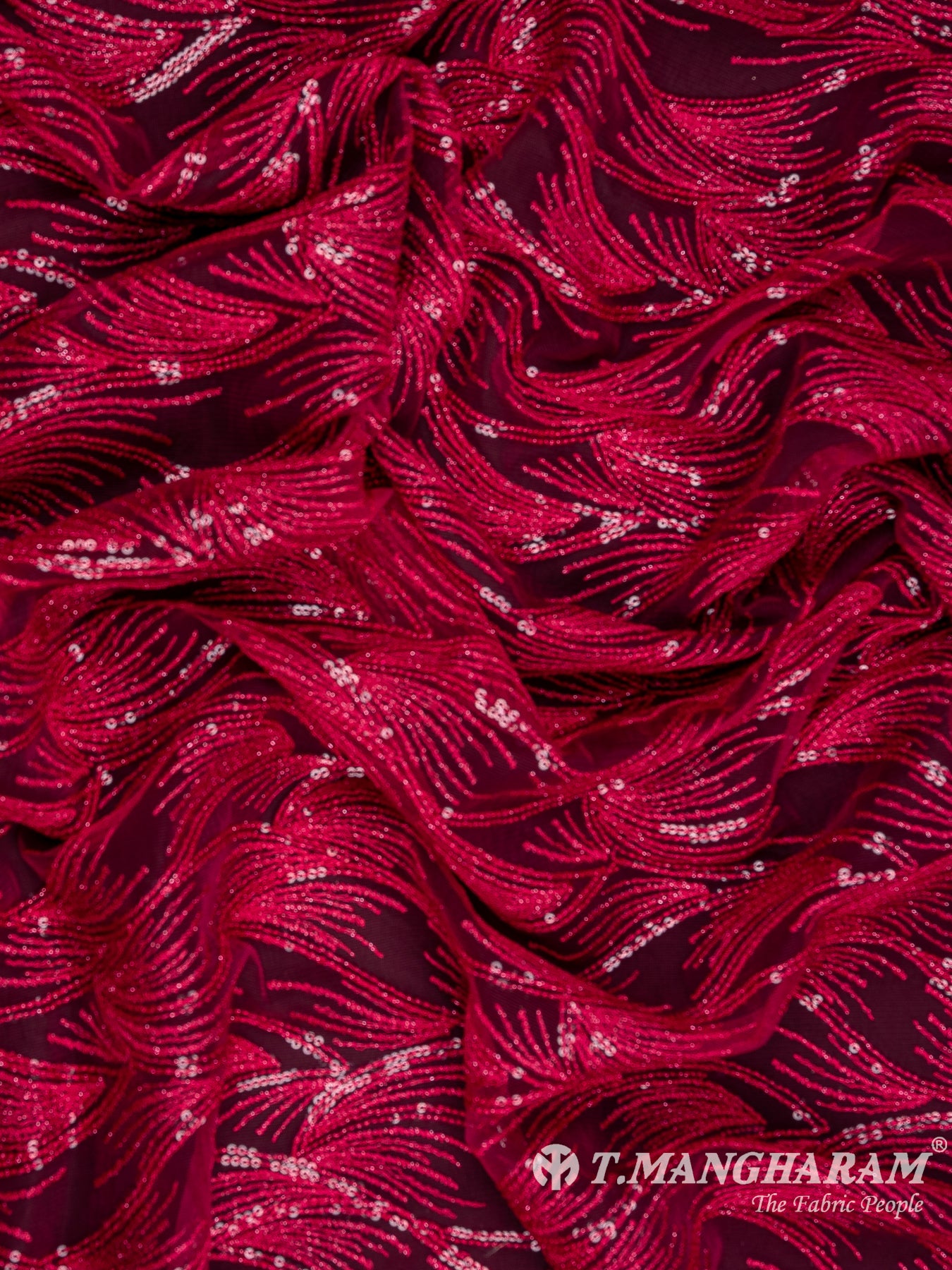 Pink Fancy Net Fabric - EC11973