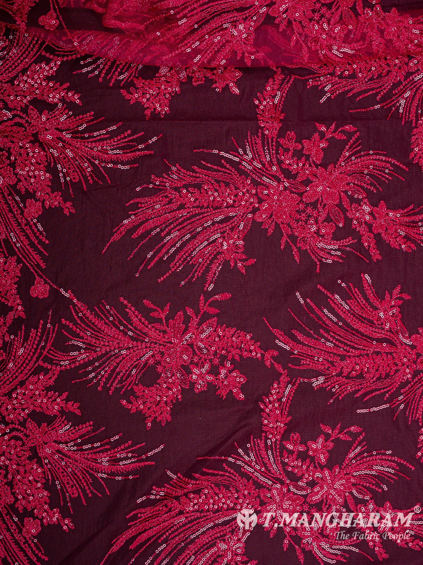 Pink Fancy Net Fabric - EB9017