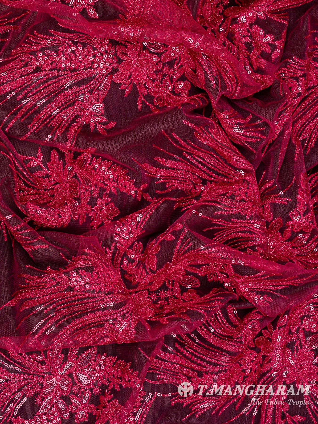 Pink Fancy Net Fabric - EB9017