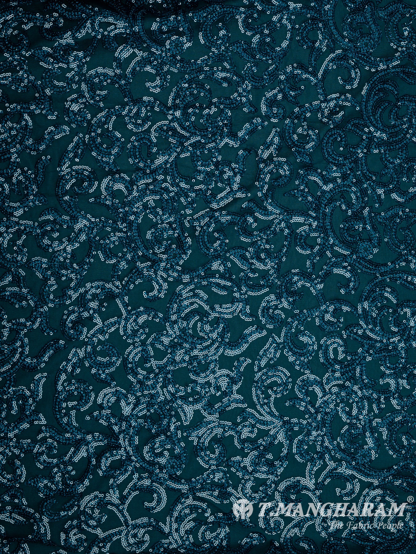 Green Fancy Net Fabric - EB9034