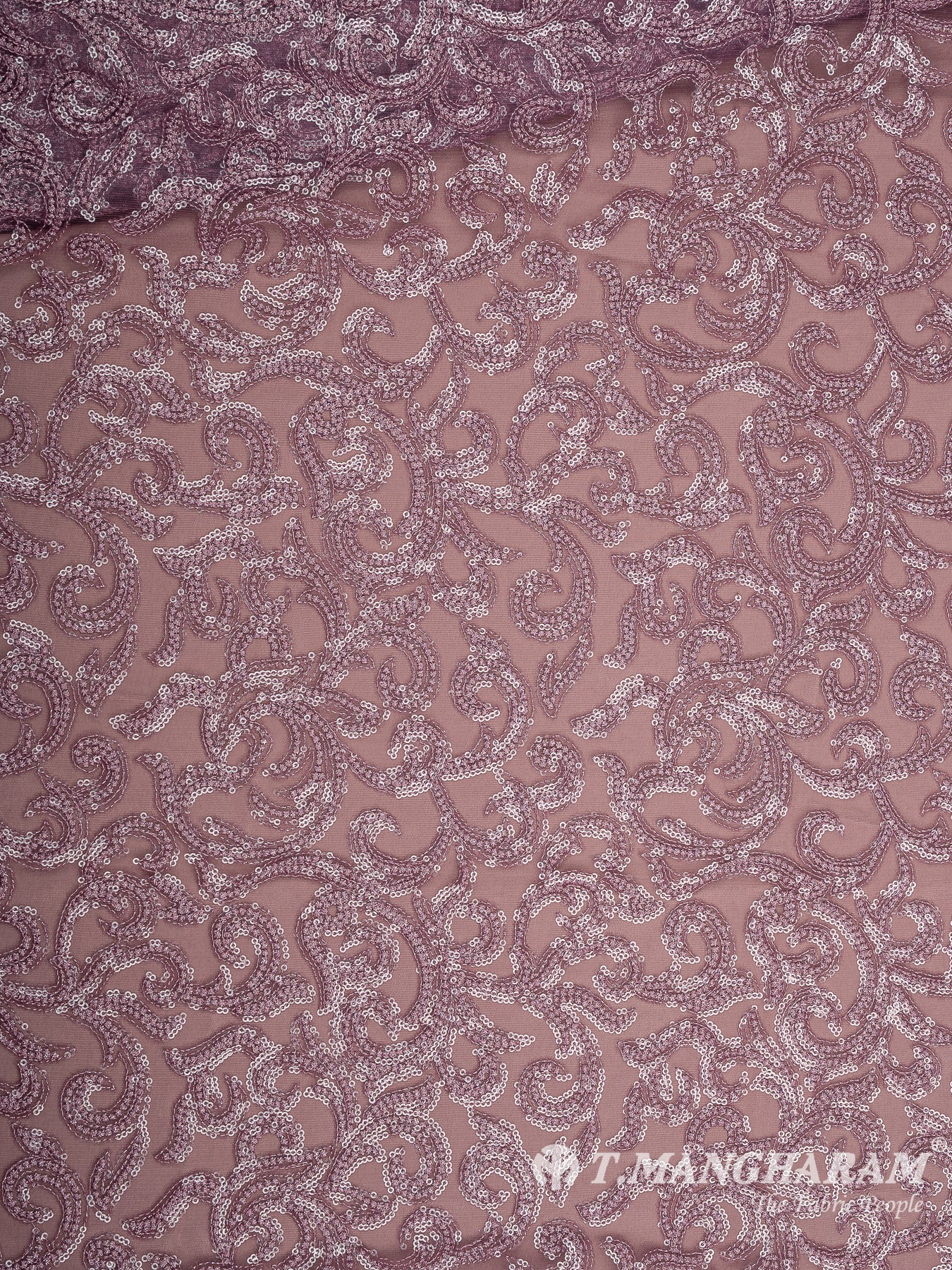 Violet Fancy Net Fabric - EB9029