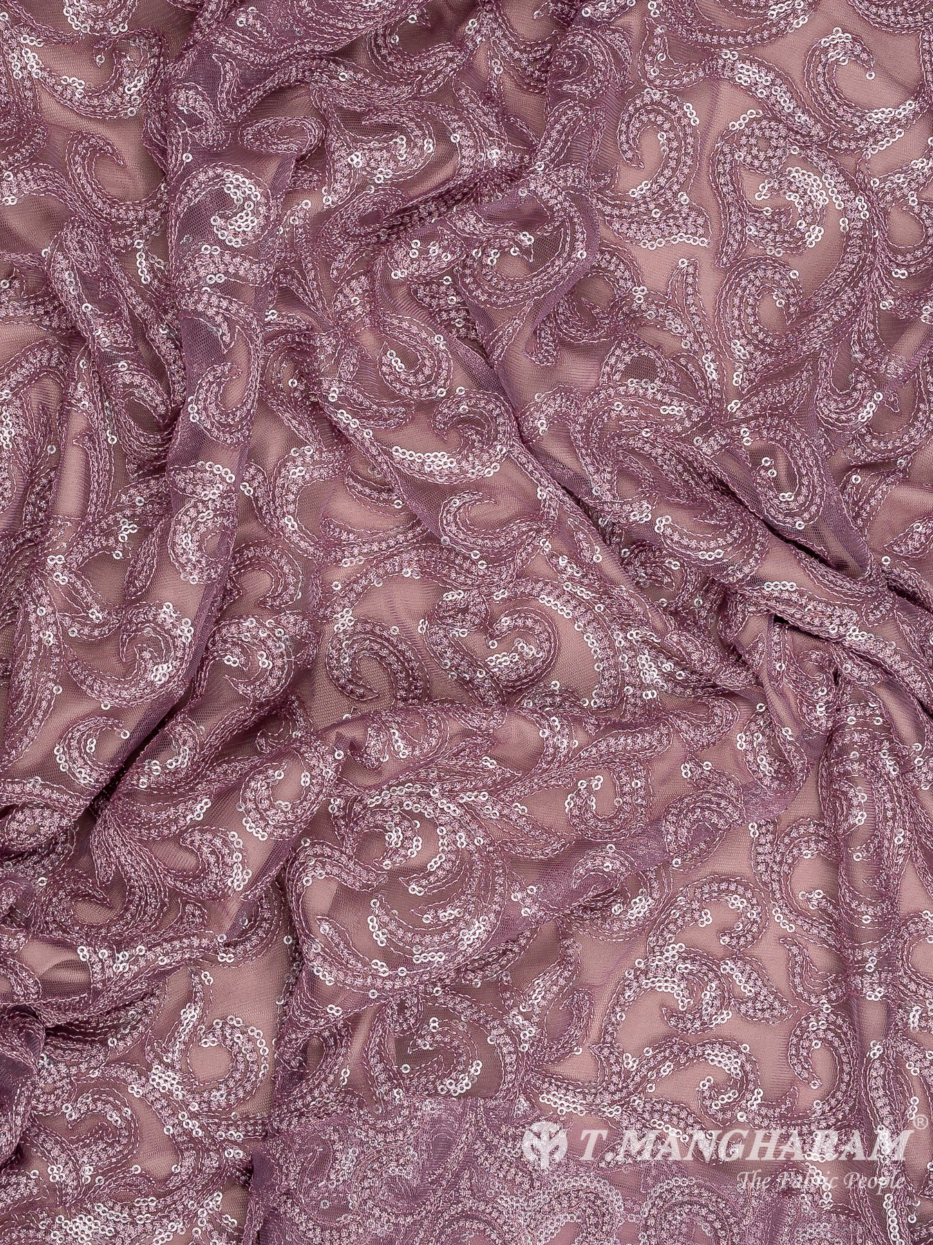 Violet Fancy Net Fabric - EB9029