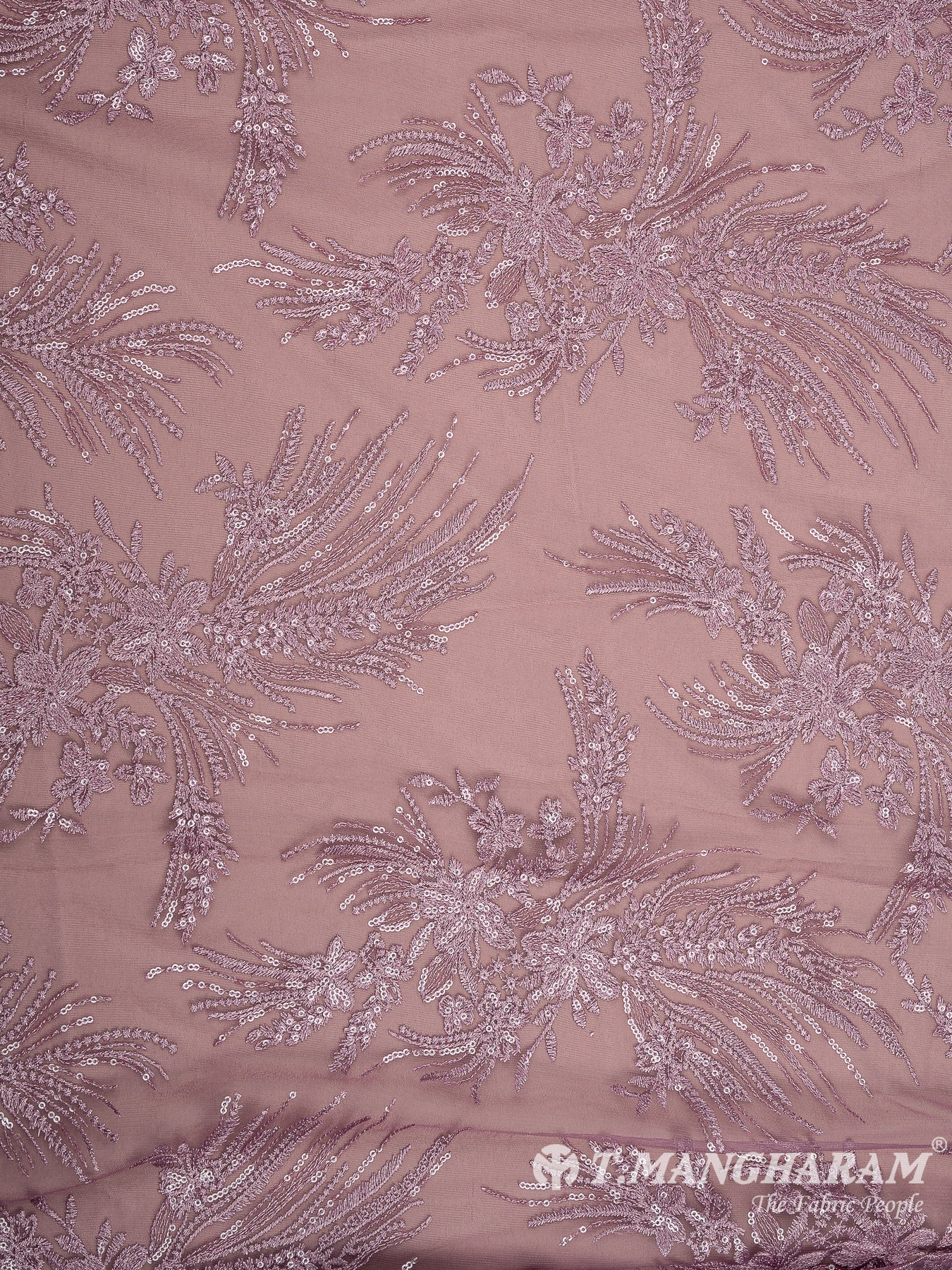 Violet Fancy Net Fabric - EB9020