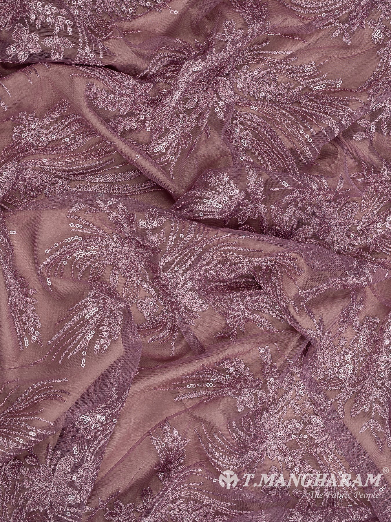 Violet Fancy Net Fabric - EB9020