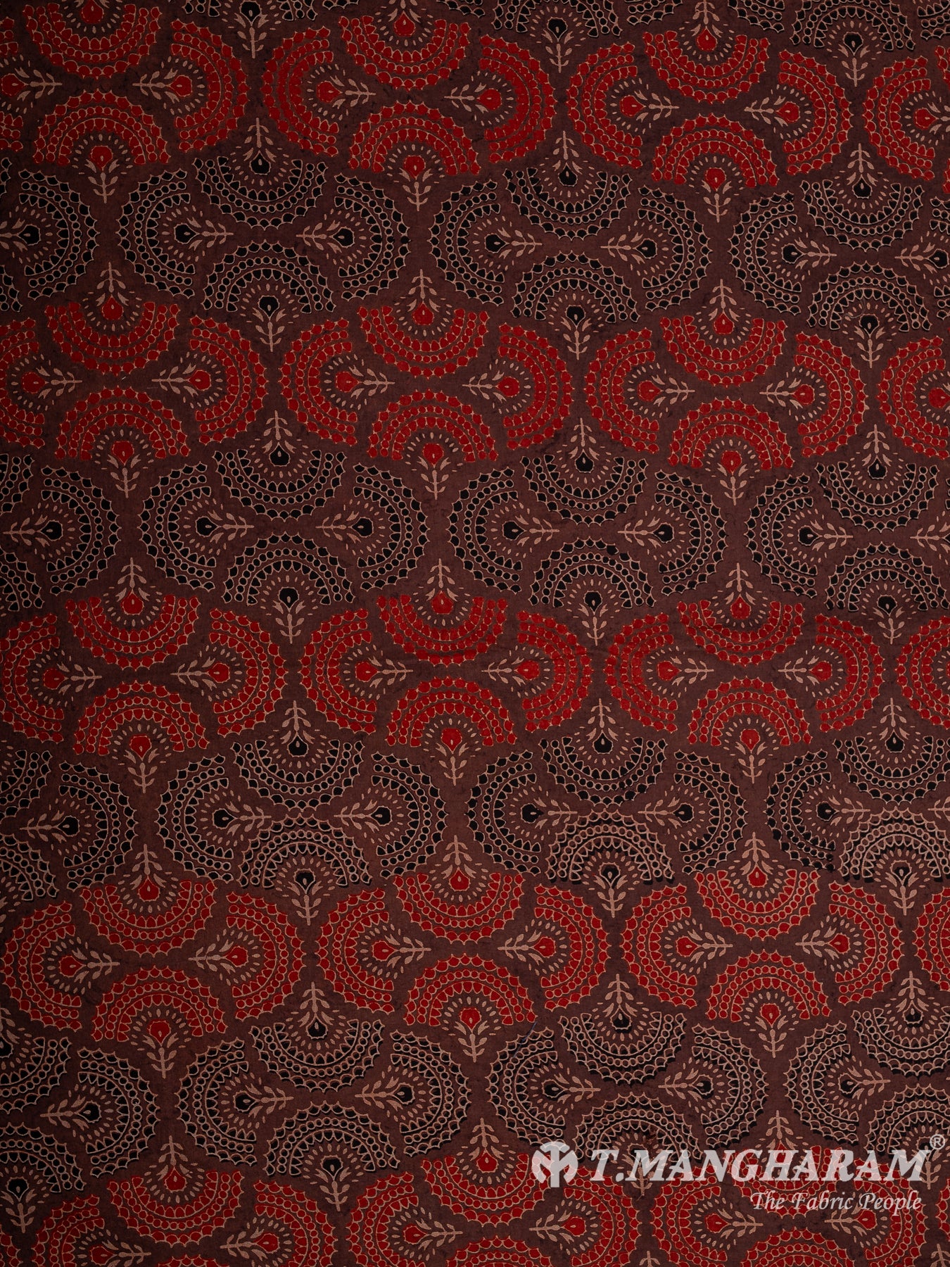 Brown Cotton Fabric - EC12105