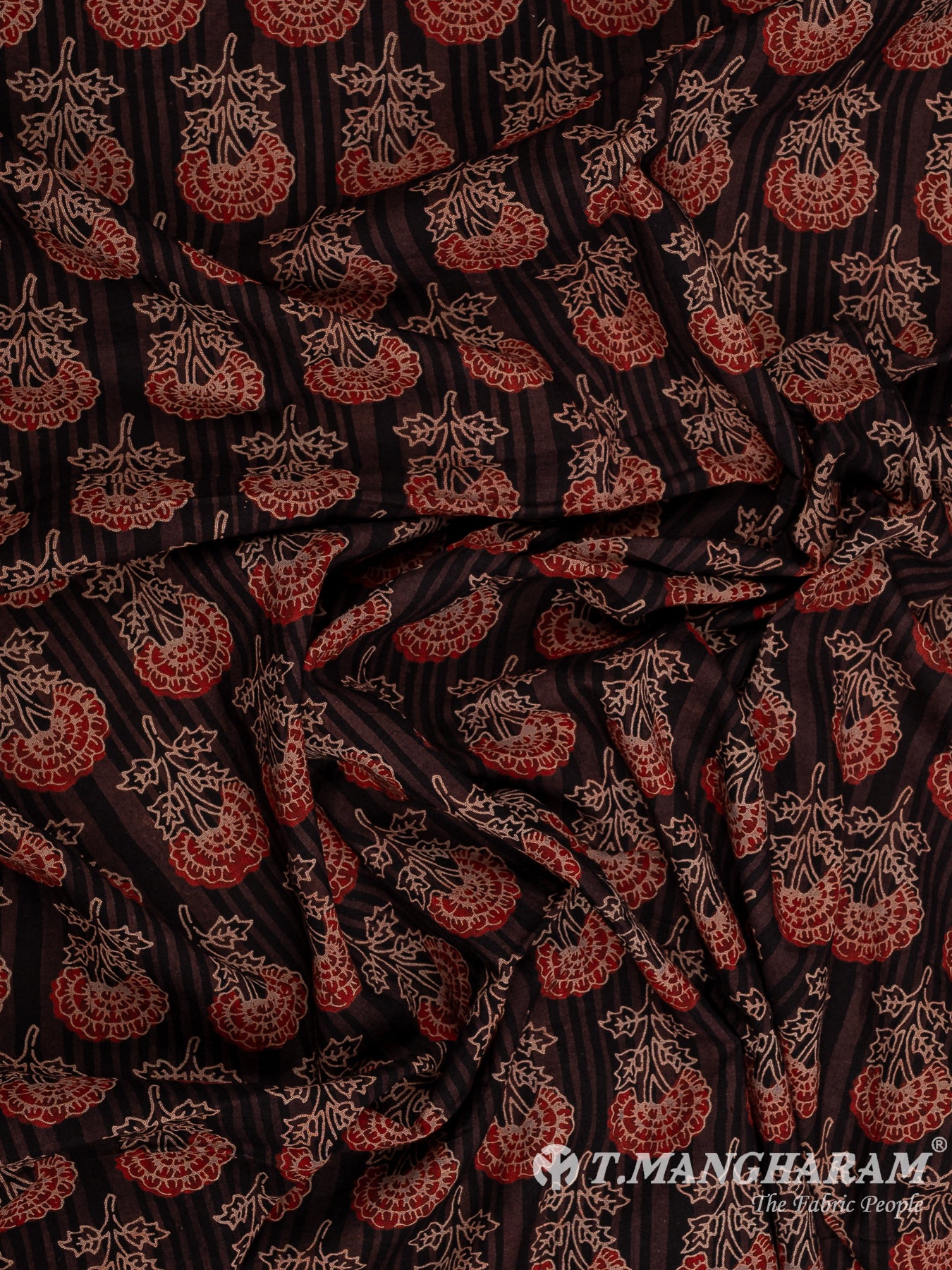 Black Cotton Fabric - EC12082