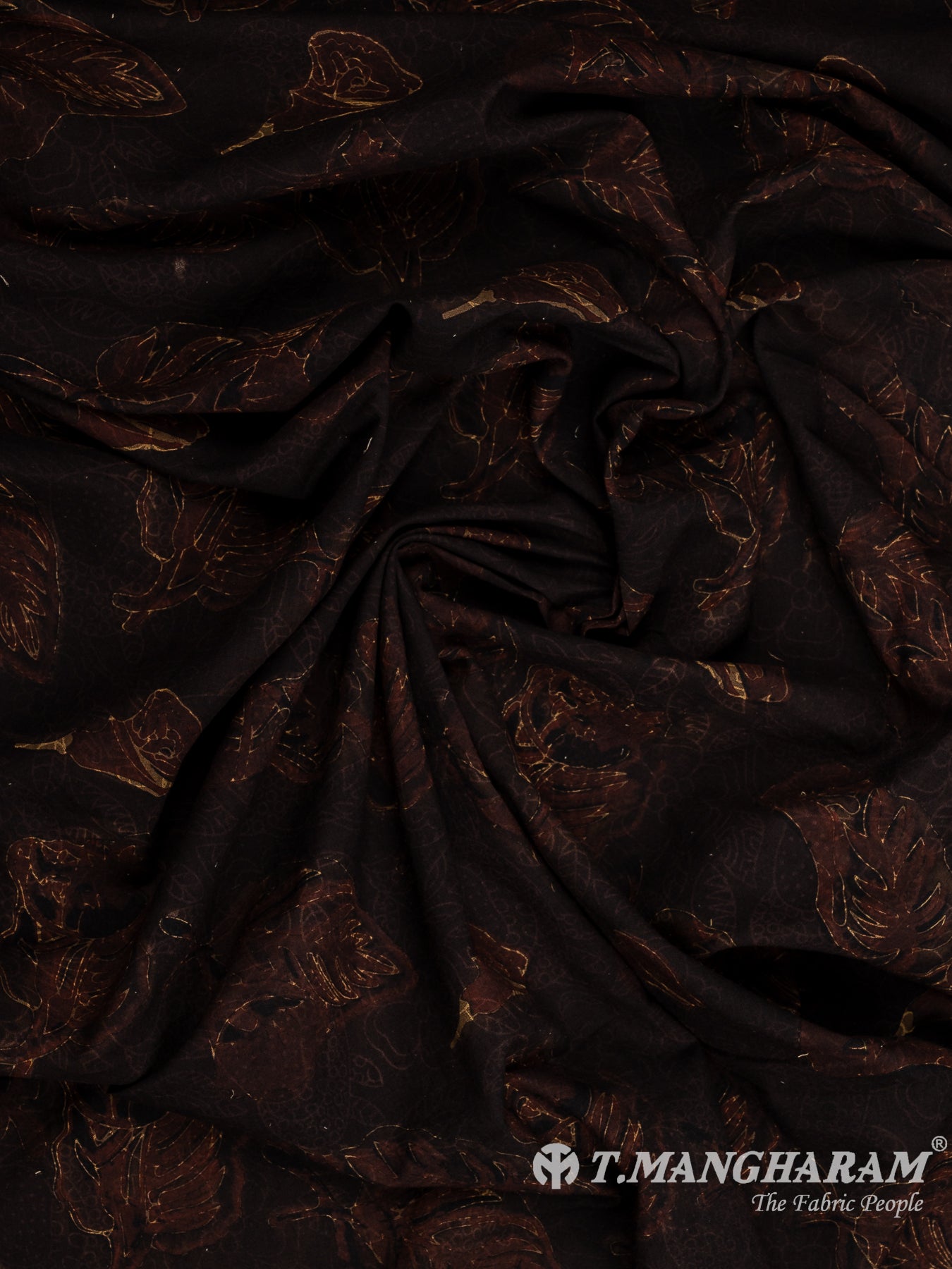 Black Cotton Fabric - EC12097