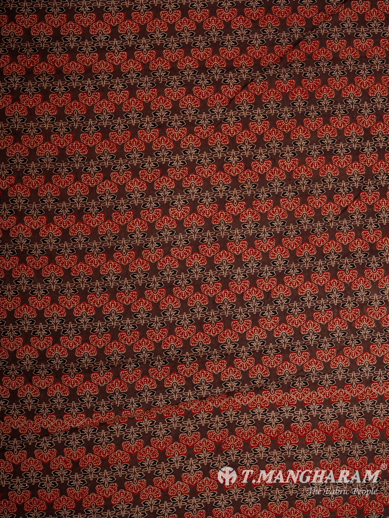 Brown Cotton Fabric - EC12110