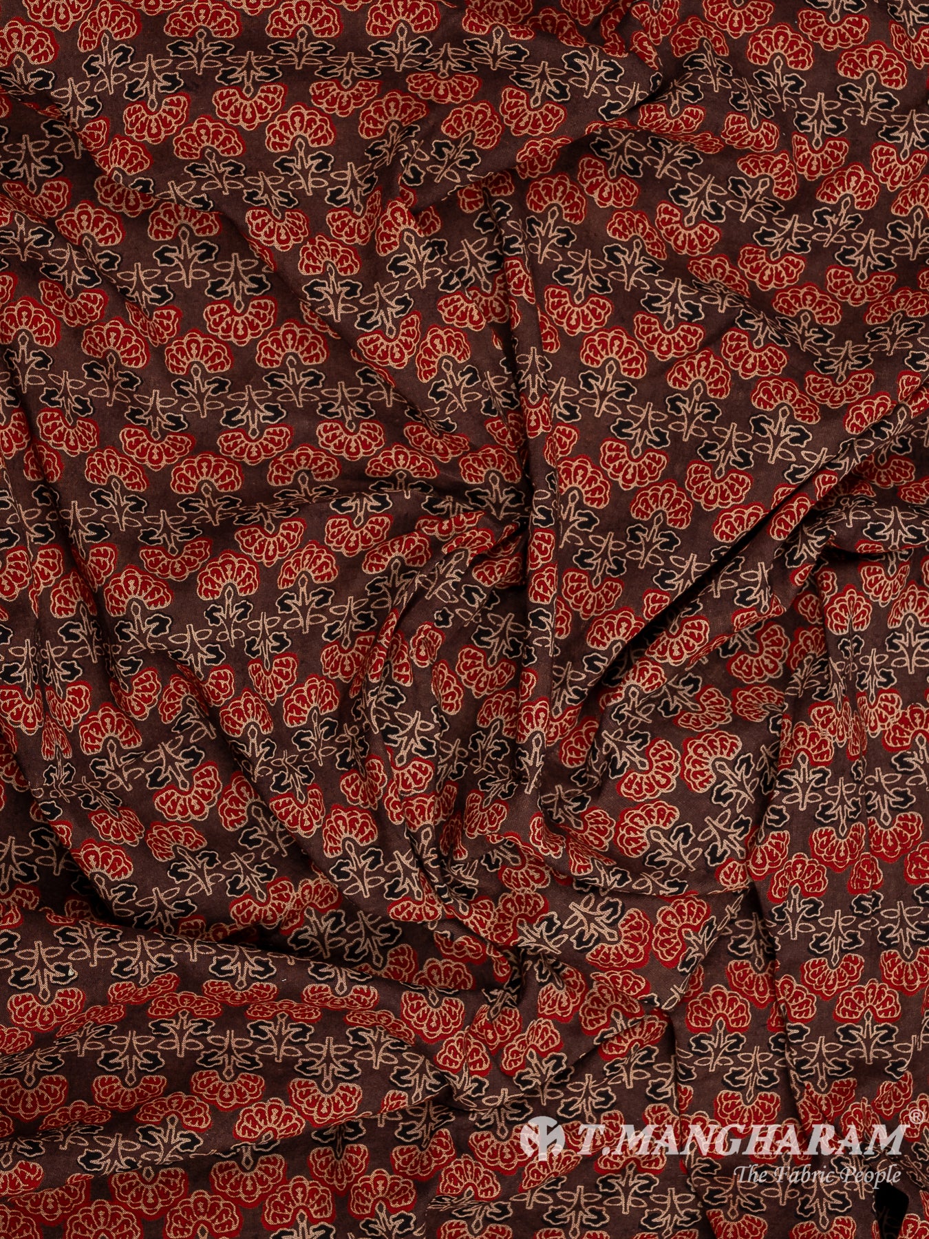 Brown Cotton Fabric - EC12110