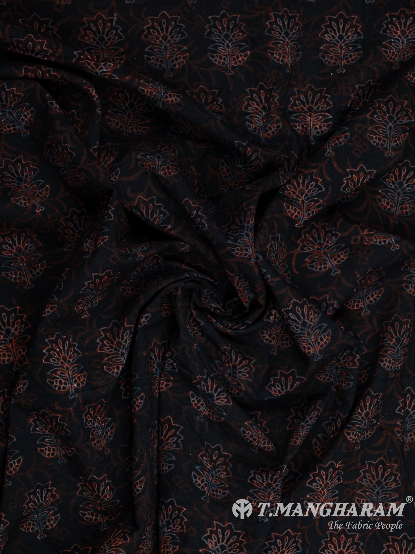 Black Cotton Fabric - EC12100
