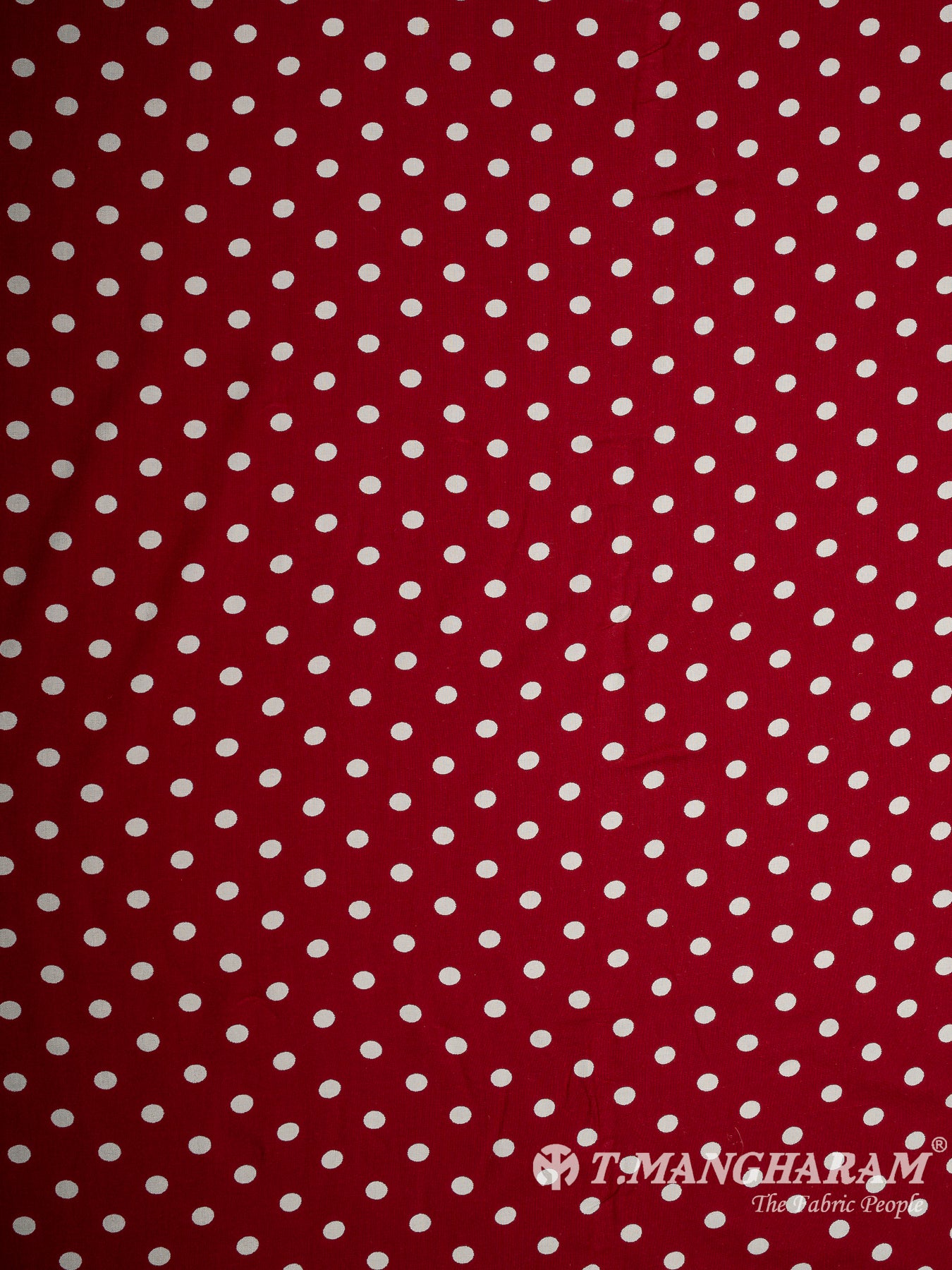 Maroon Cotton Rayon Fabric - EB9277