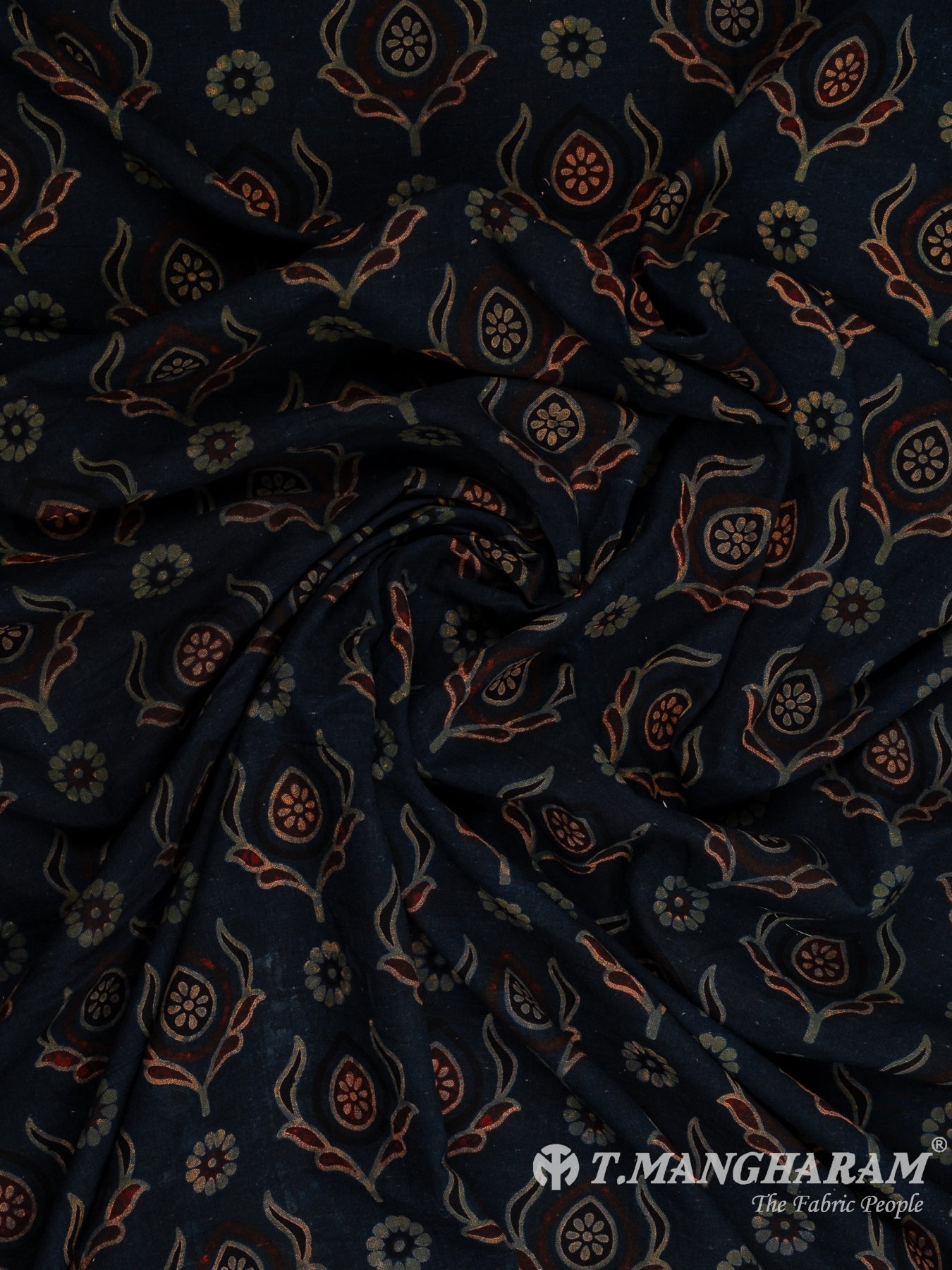 Blue Cotton Fabric - EC12094