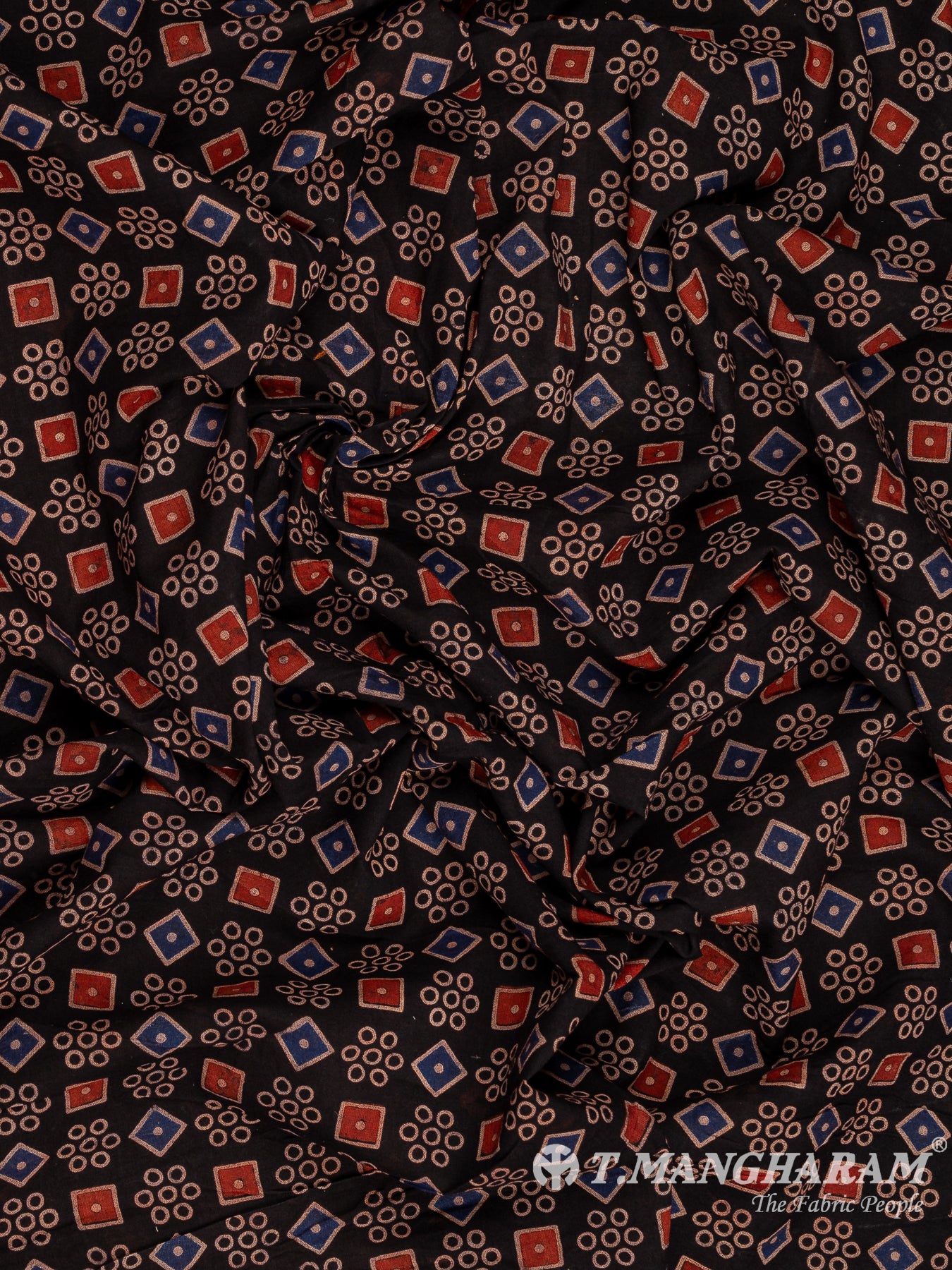 Black Cotton Fabric - EC12095