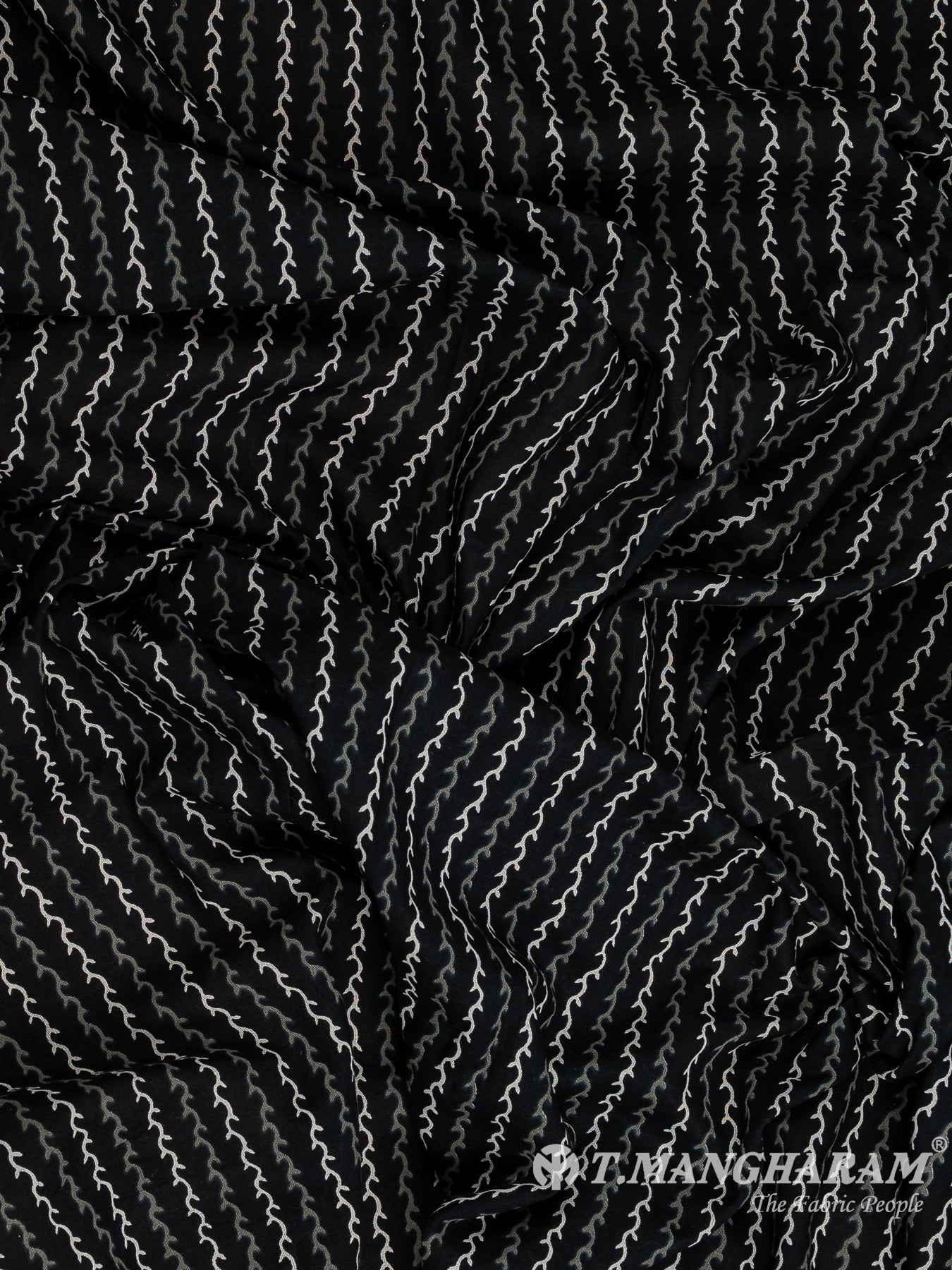 Black Cotton Fabric - EC12124