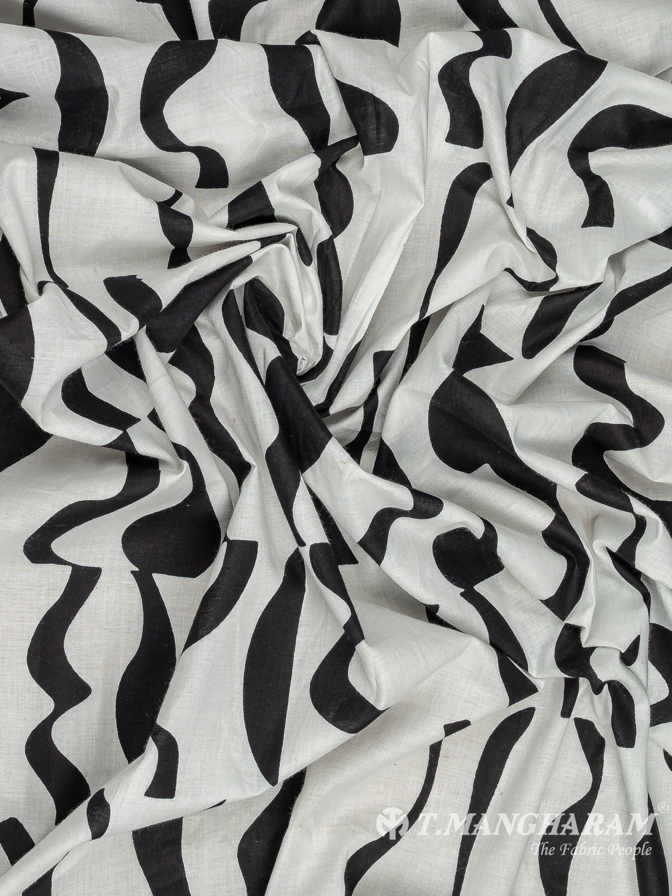 White Cotton Fabric - EC12114