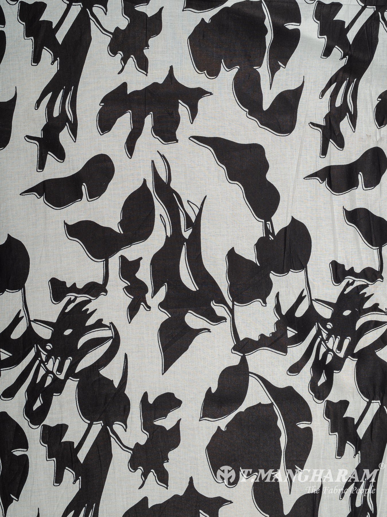 White Cotton Fabric - EC12123