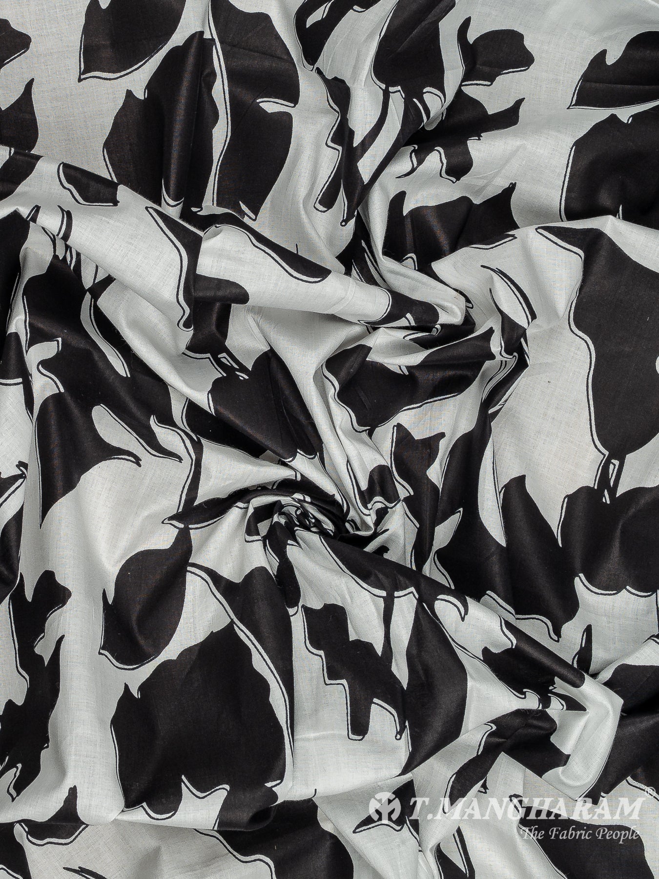White Cotton Fabric - EC12123