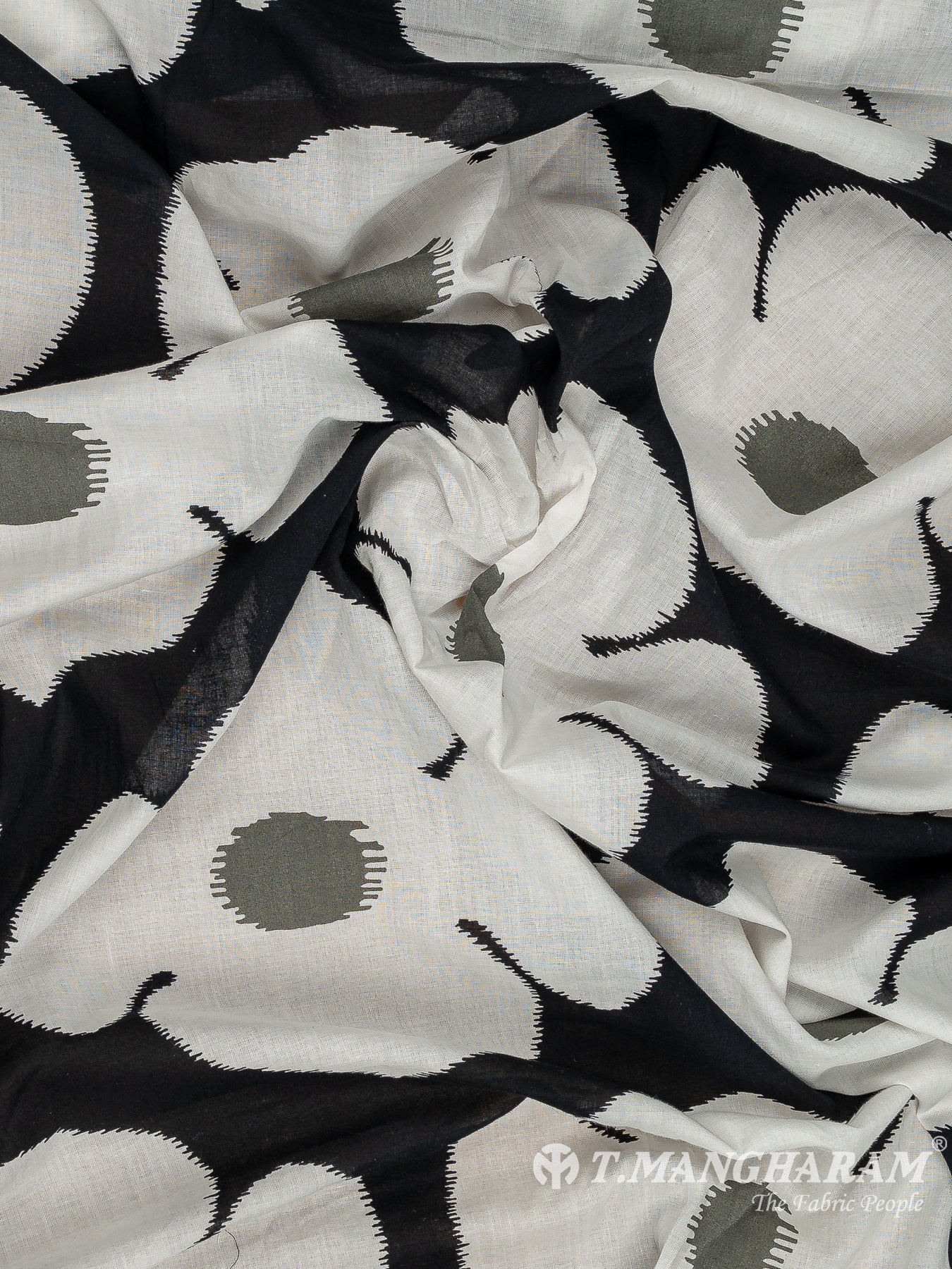 Black Cotton Fabric - EC12128