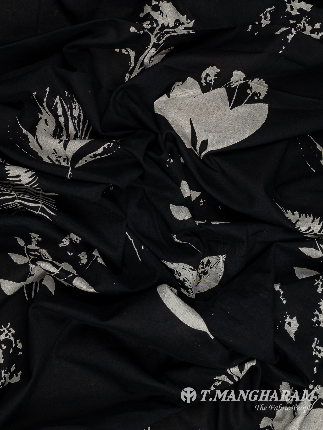 Black Cotton Fabric - EC12121