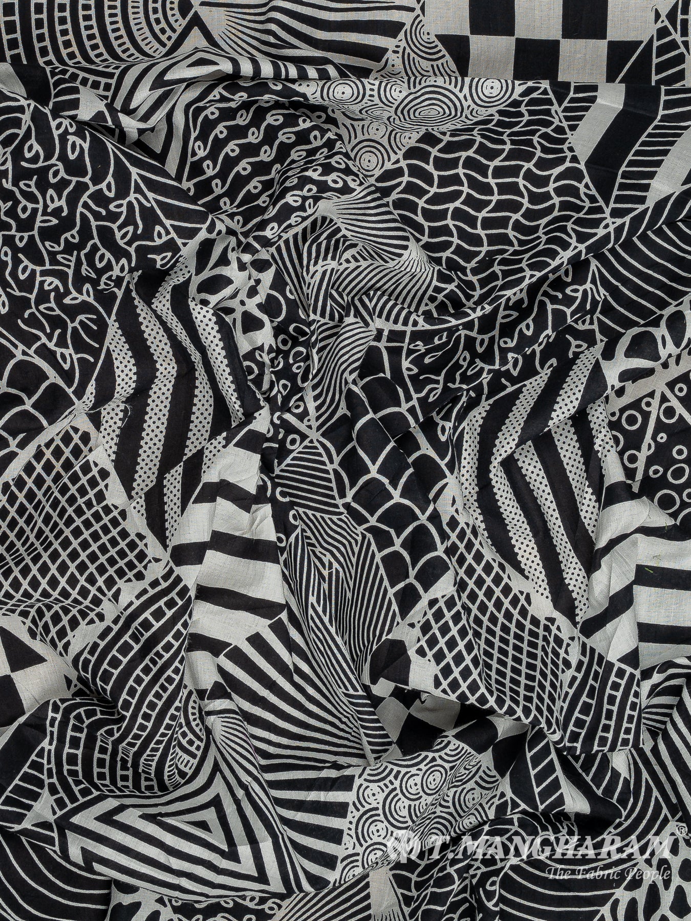 White Cotton Fabric - EC12111