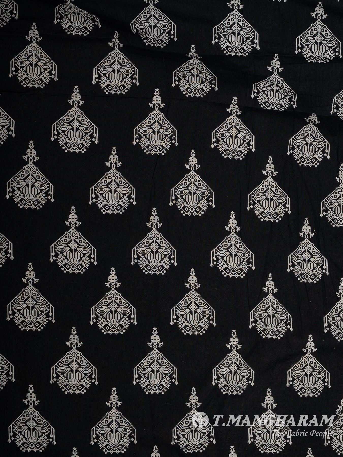 Black Cotton Fabric - EC12127
