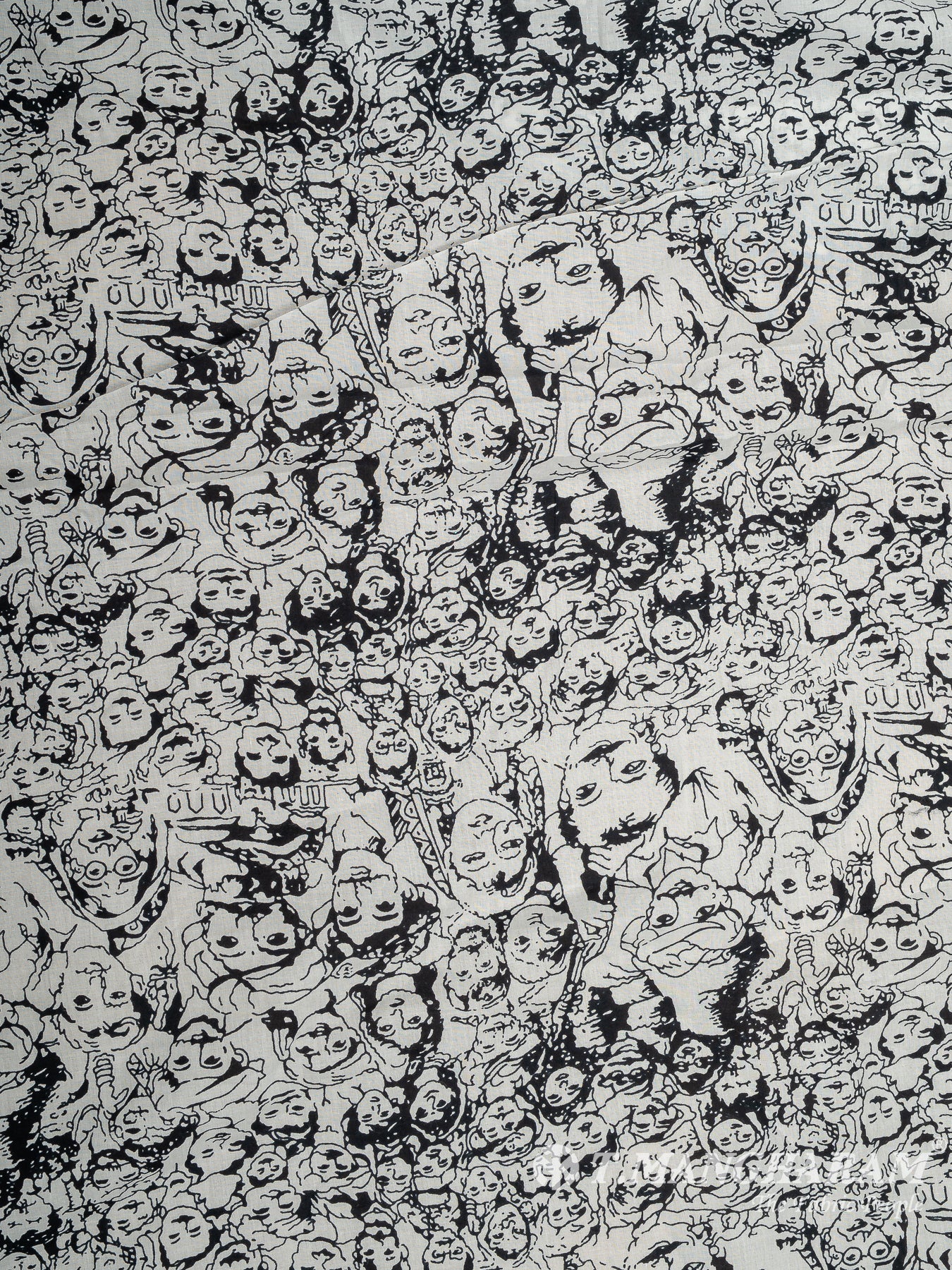 White Cotton Fabric - EC12118