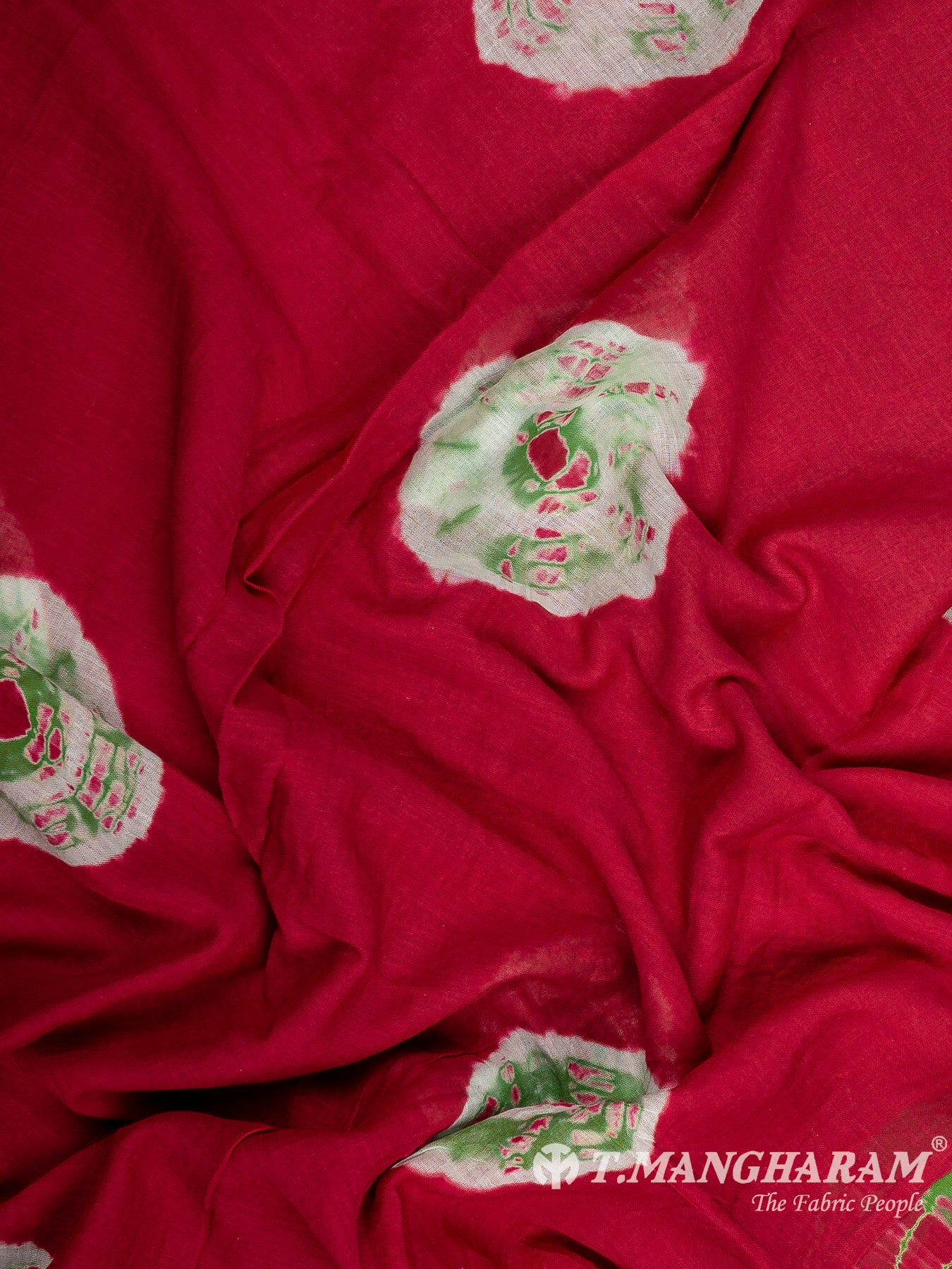 Green Cotton Chudidhar Fabric Set - EH1881