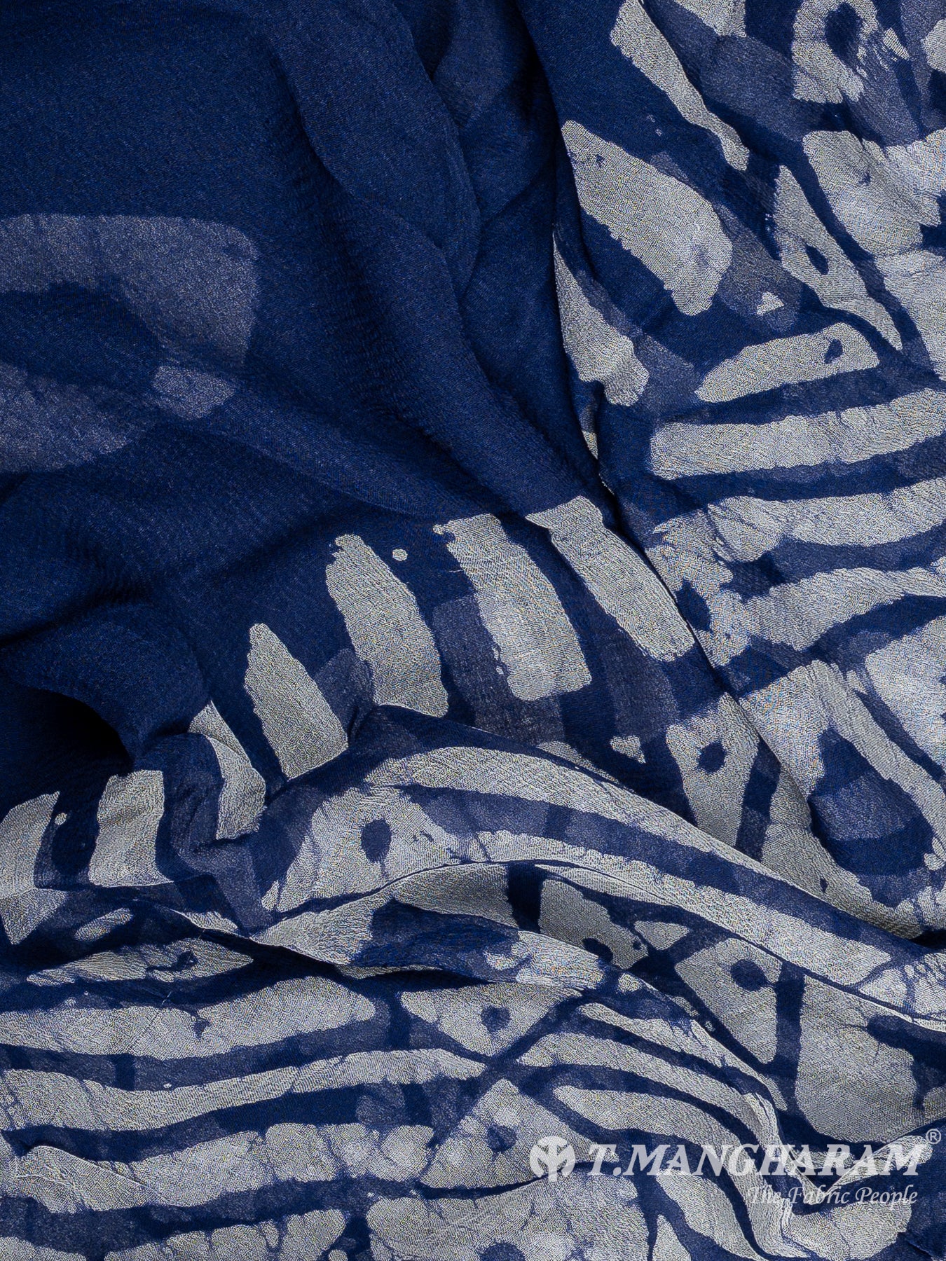 Blue Cotton Chudidhar Fabric Set - EH1905