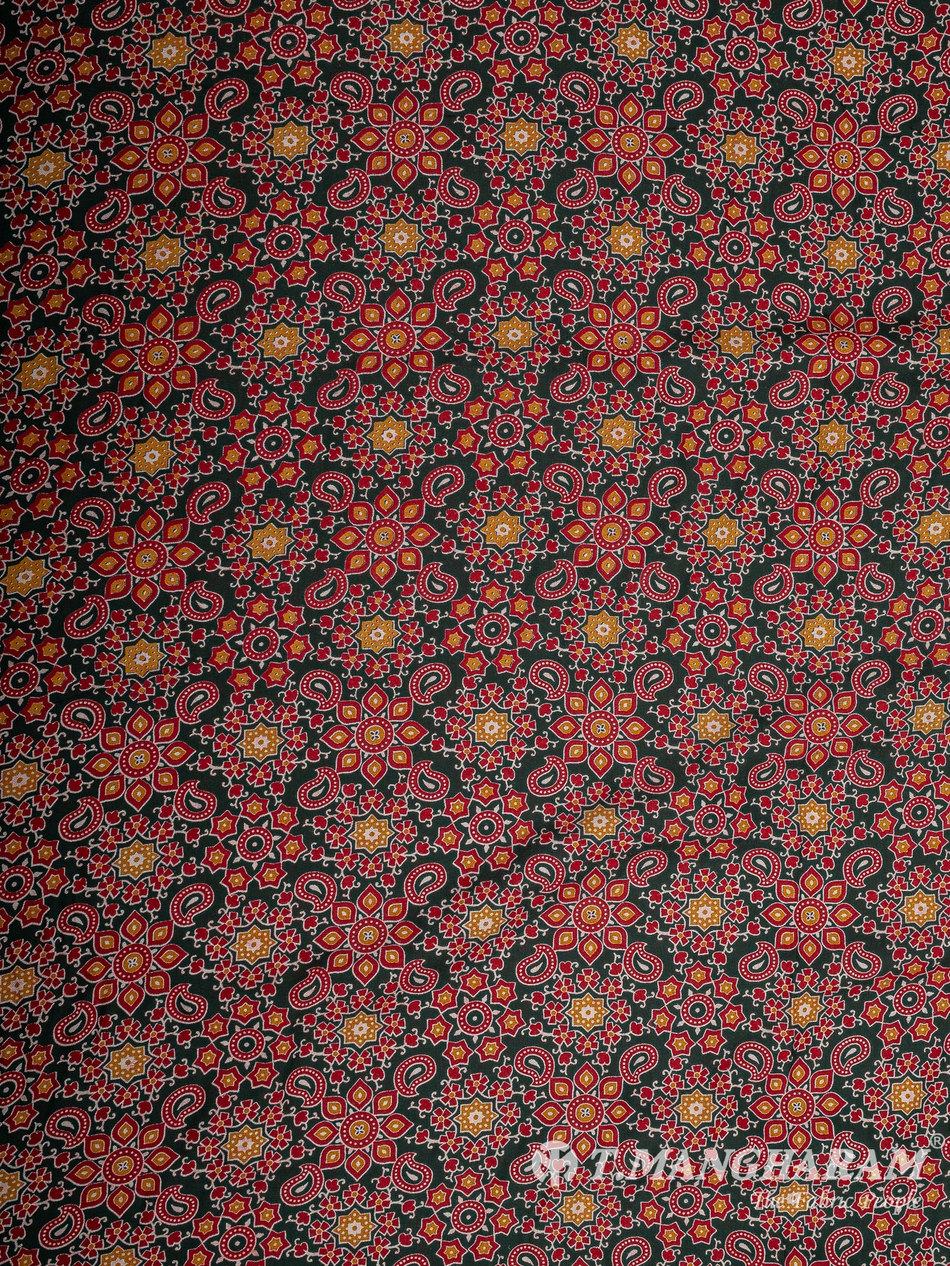 Black Rayon Cotton Fabric - EB9259