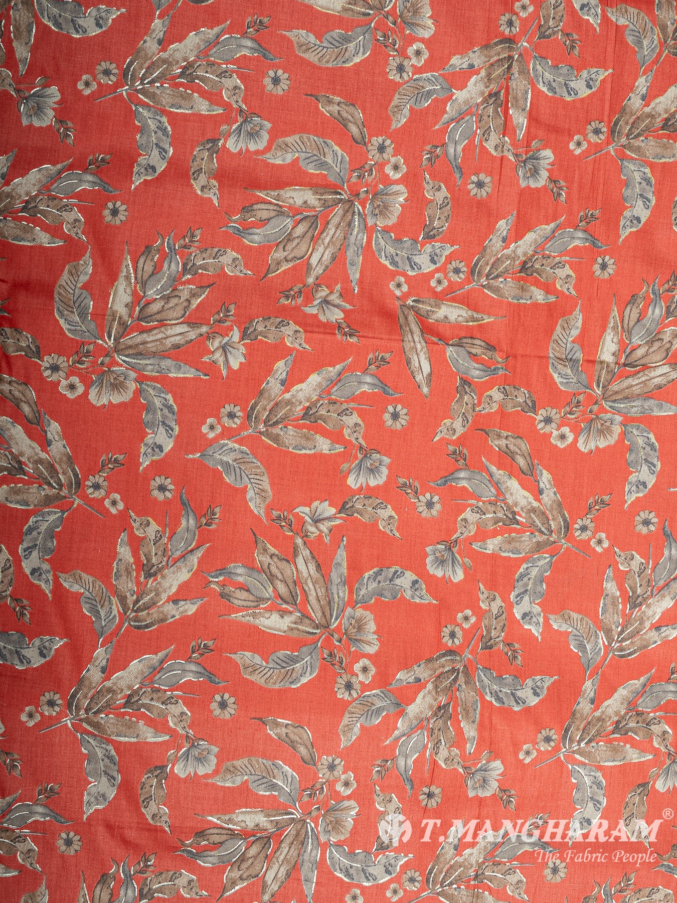 Peach Satin Cotton Fabric - EB9284