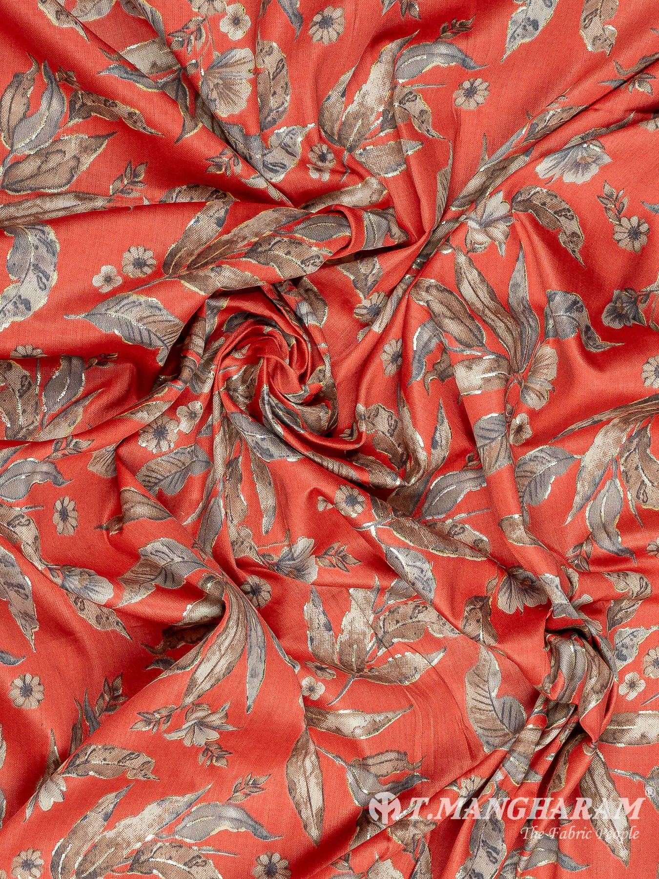 Peach Satin Cotton Fabric - EB9284