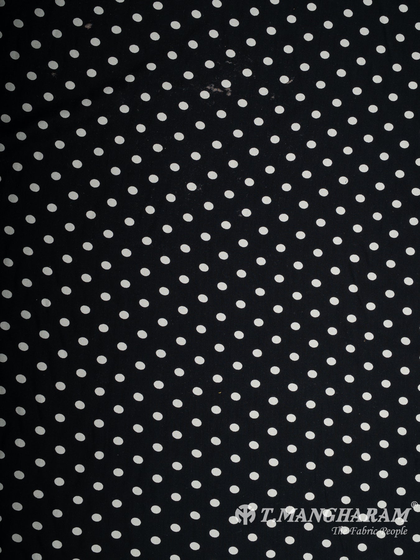Black Cotton Rayon Fabric - EB9280