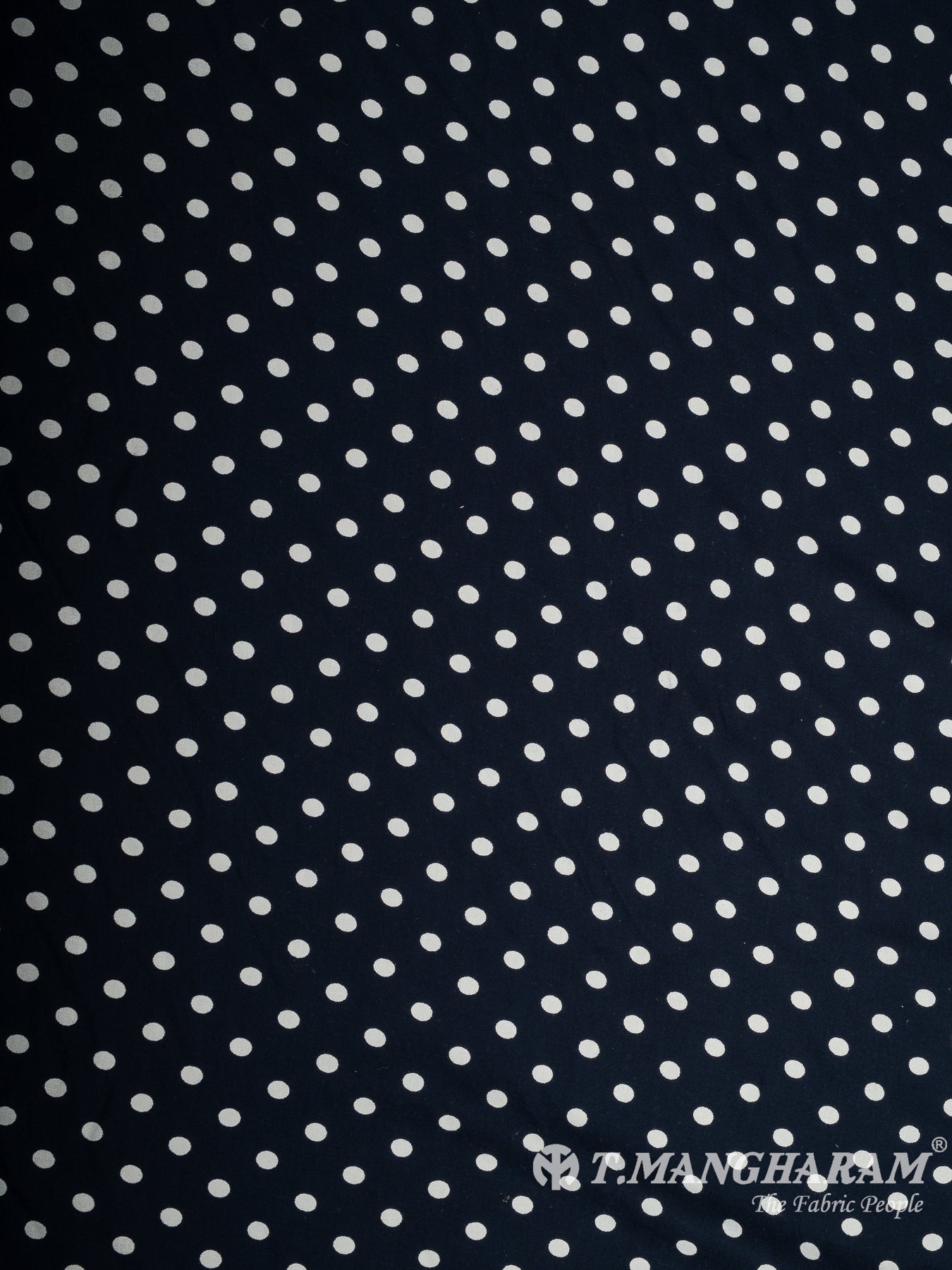 Black Cotton Rayon Fabric - EB9276