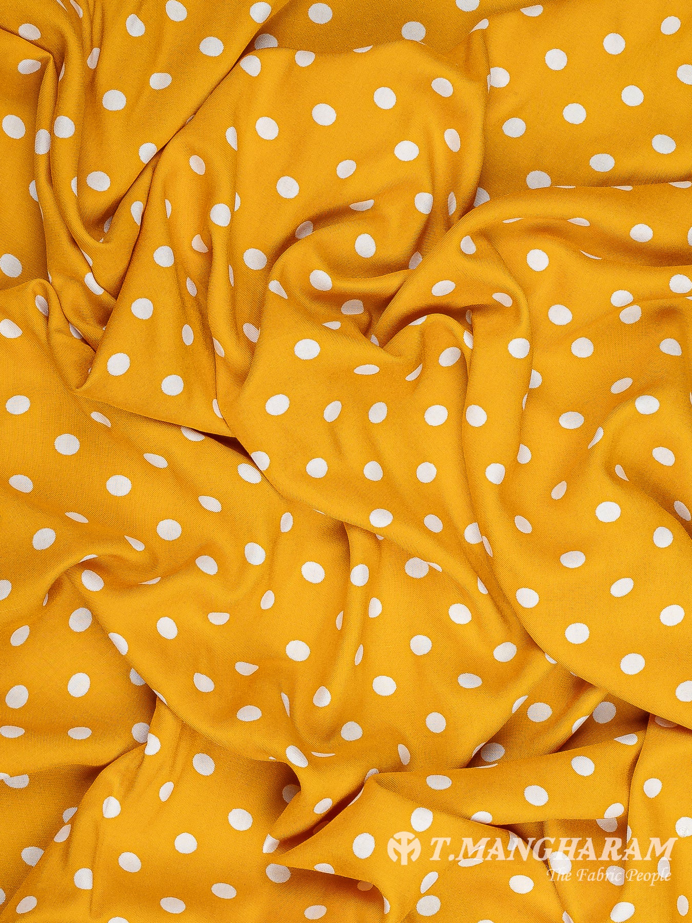 Yellow Cotton Rayon Fabric - EB9274