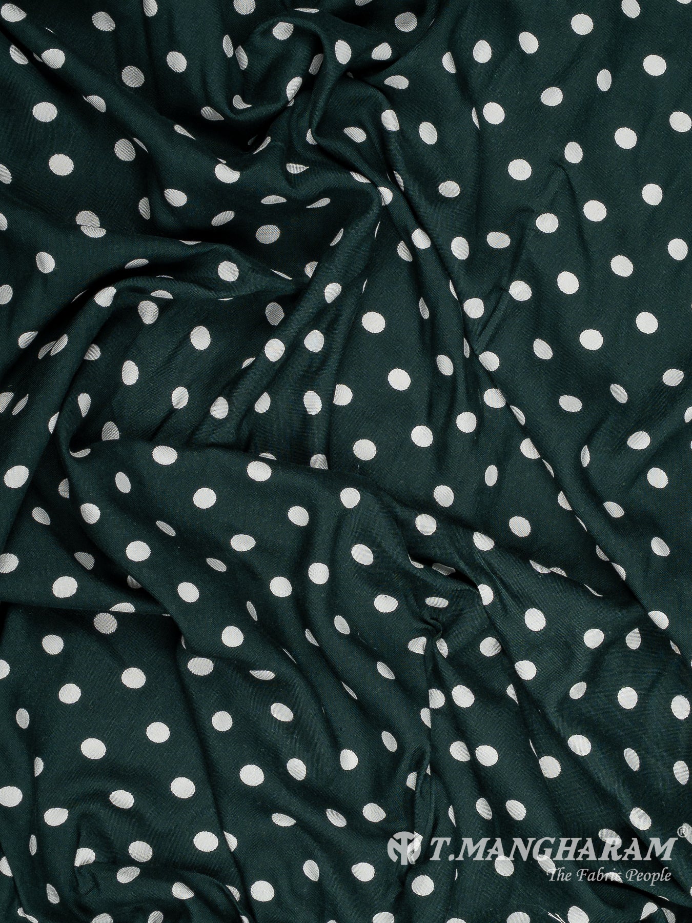 Green Cotton Rayon Fabric - EB9279