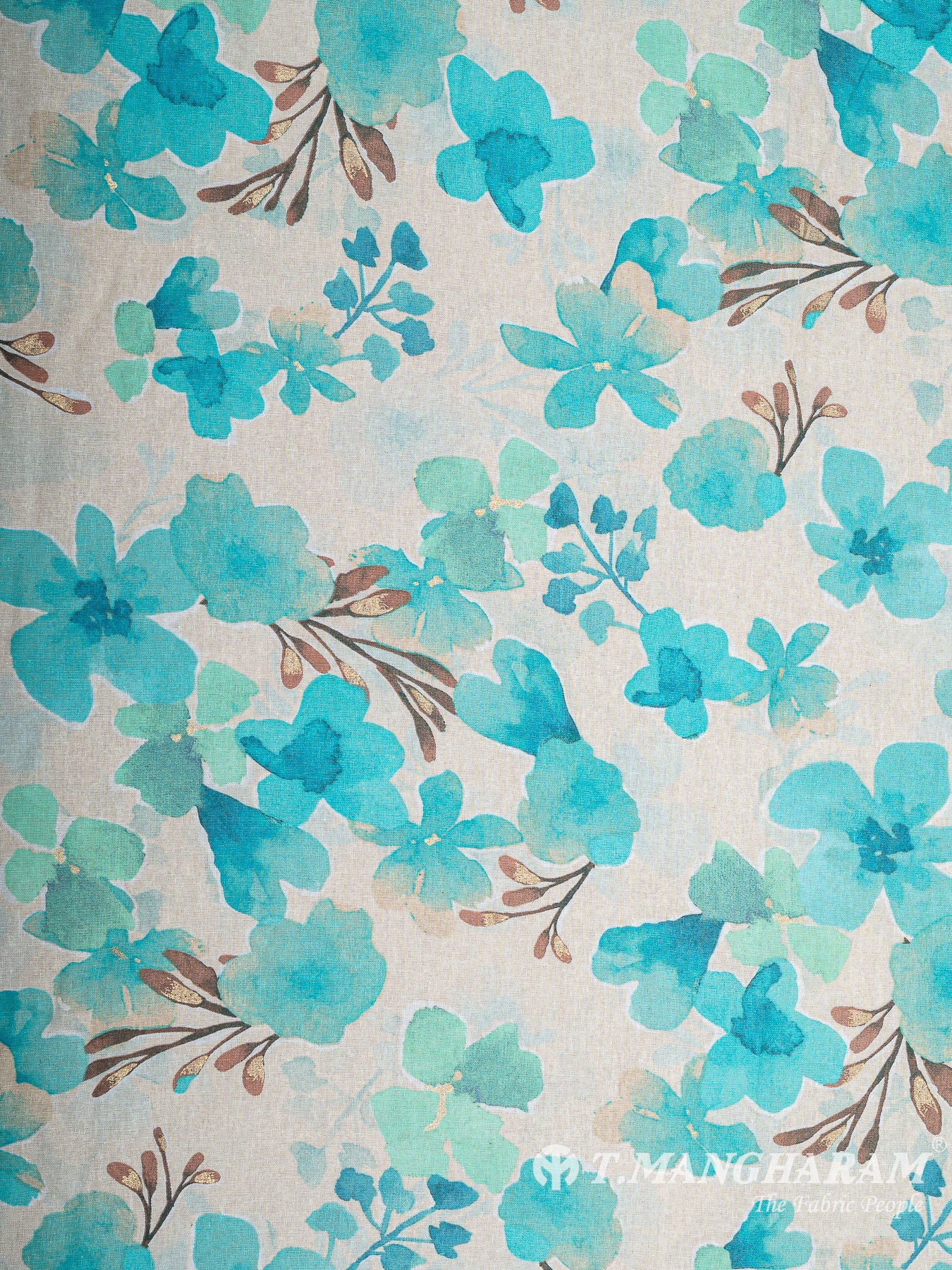 Cream Linen Cotton Fabric - EB9289