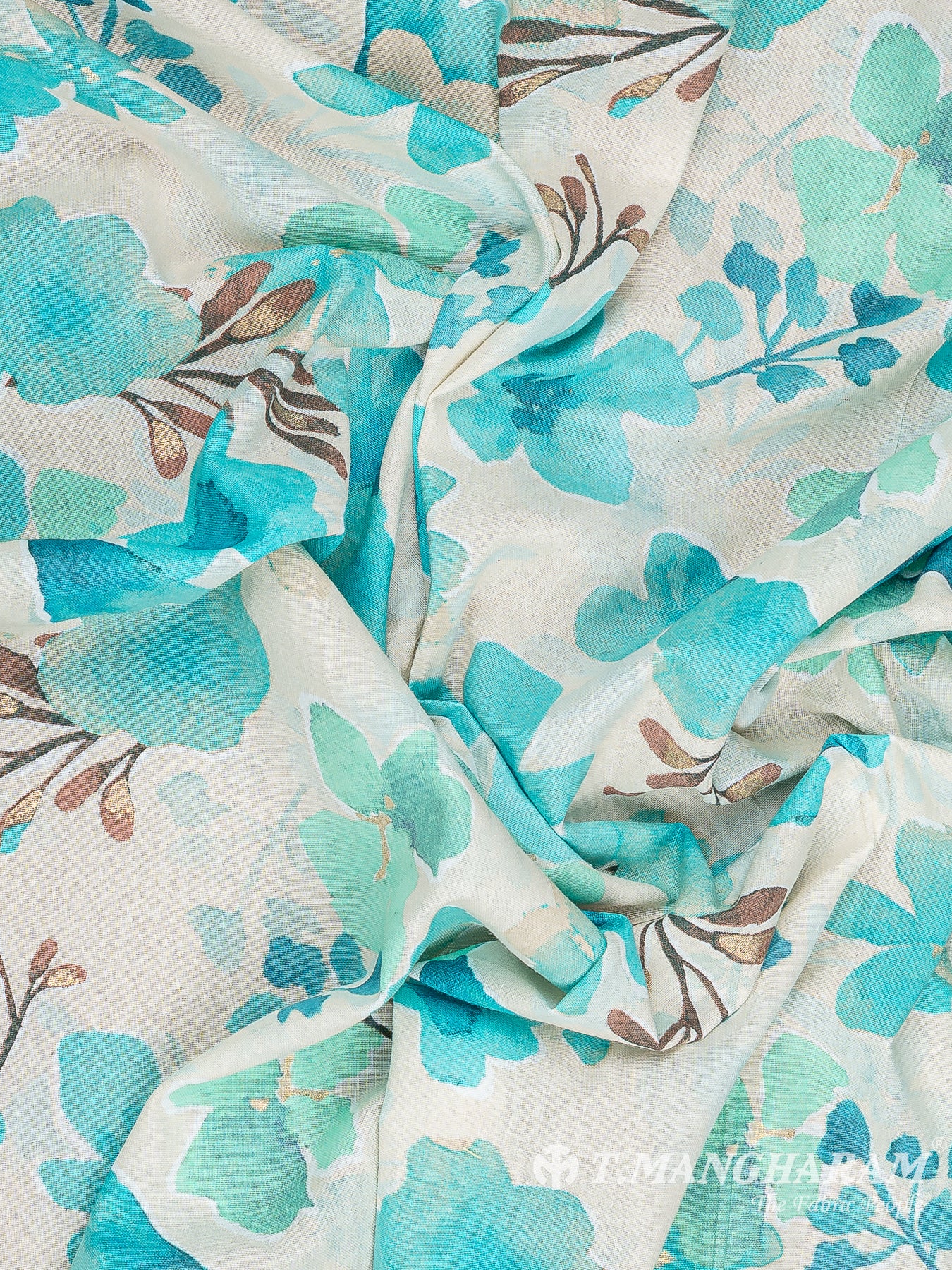 Cream Linen Cotton Fabric - EB9289